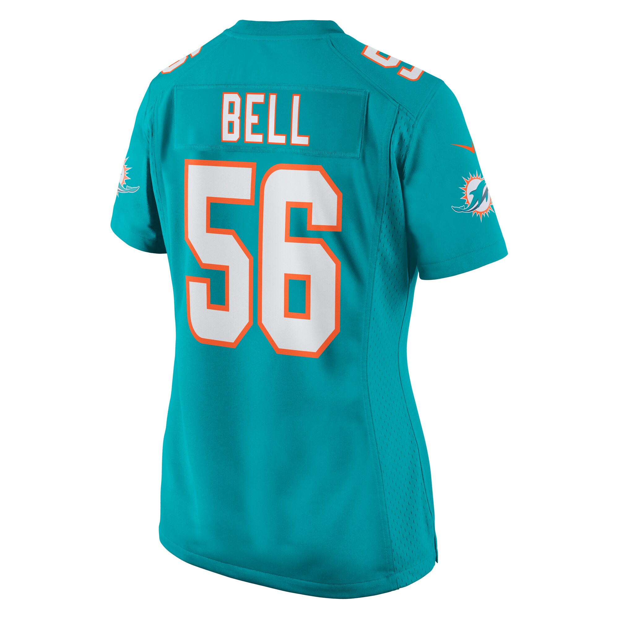 Quinton Bell Miami Dolphins  Women's  Game Jersey -  Aqua