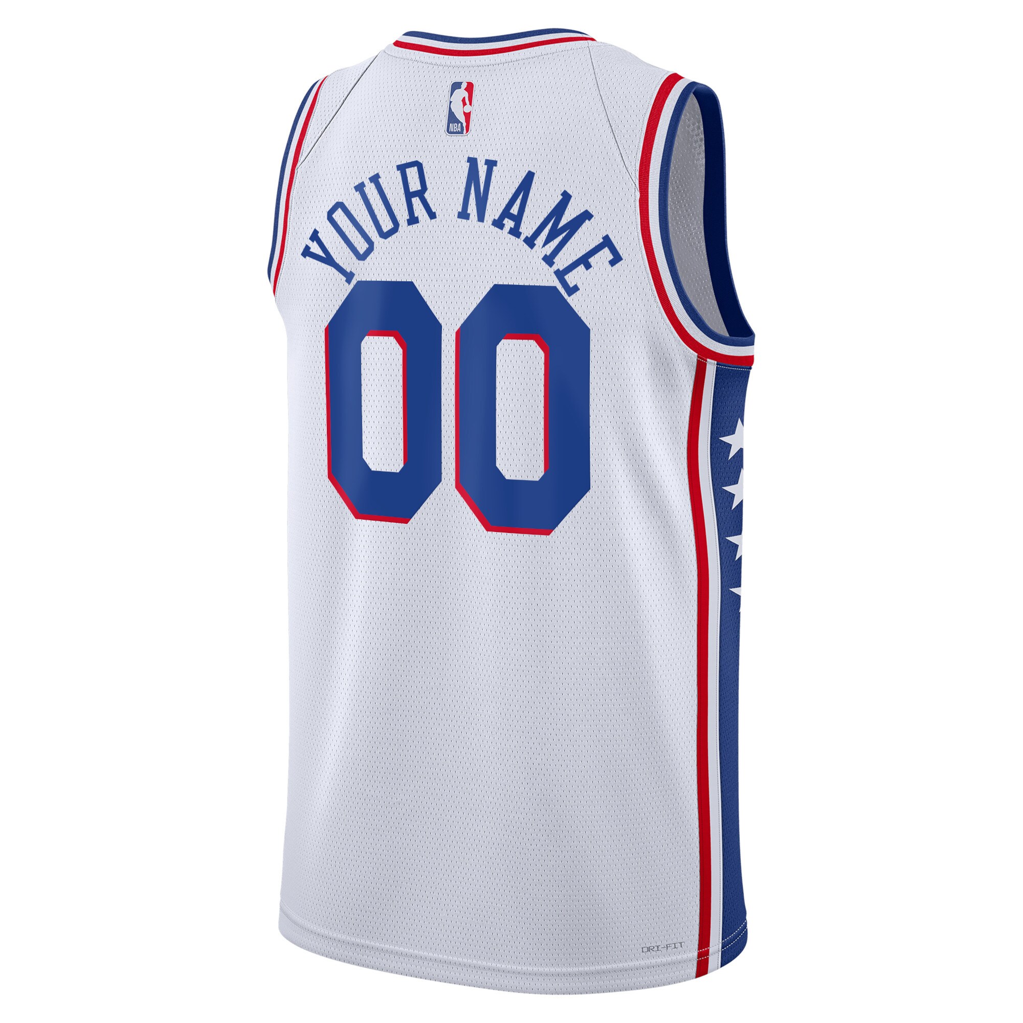 Philadelphia 76ers  Unisex 2022\/23 Swingman Custom Jersey White - Association Edition