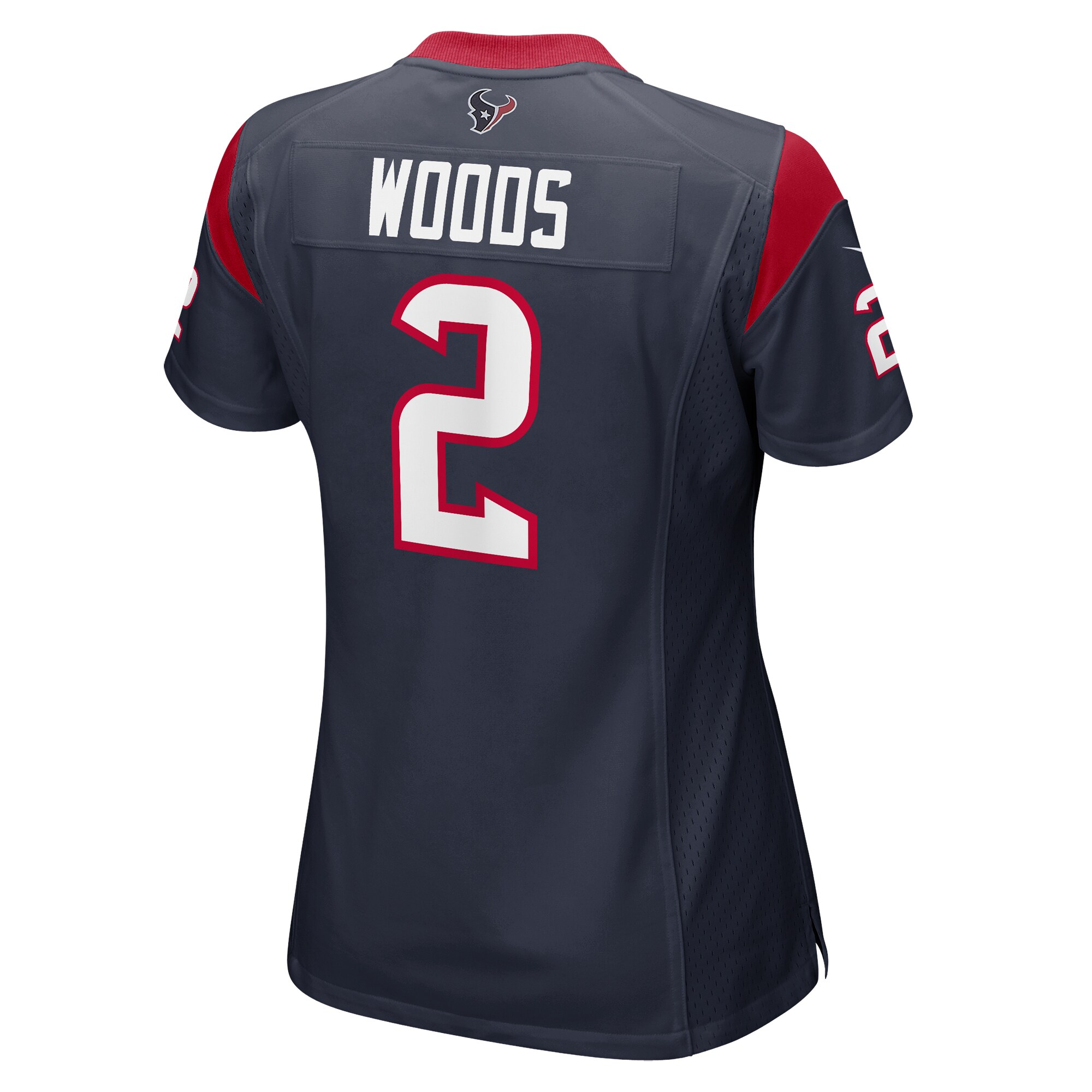 Robert Woods Houston Texans  Women's  Game Jersey -  Navy