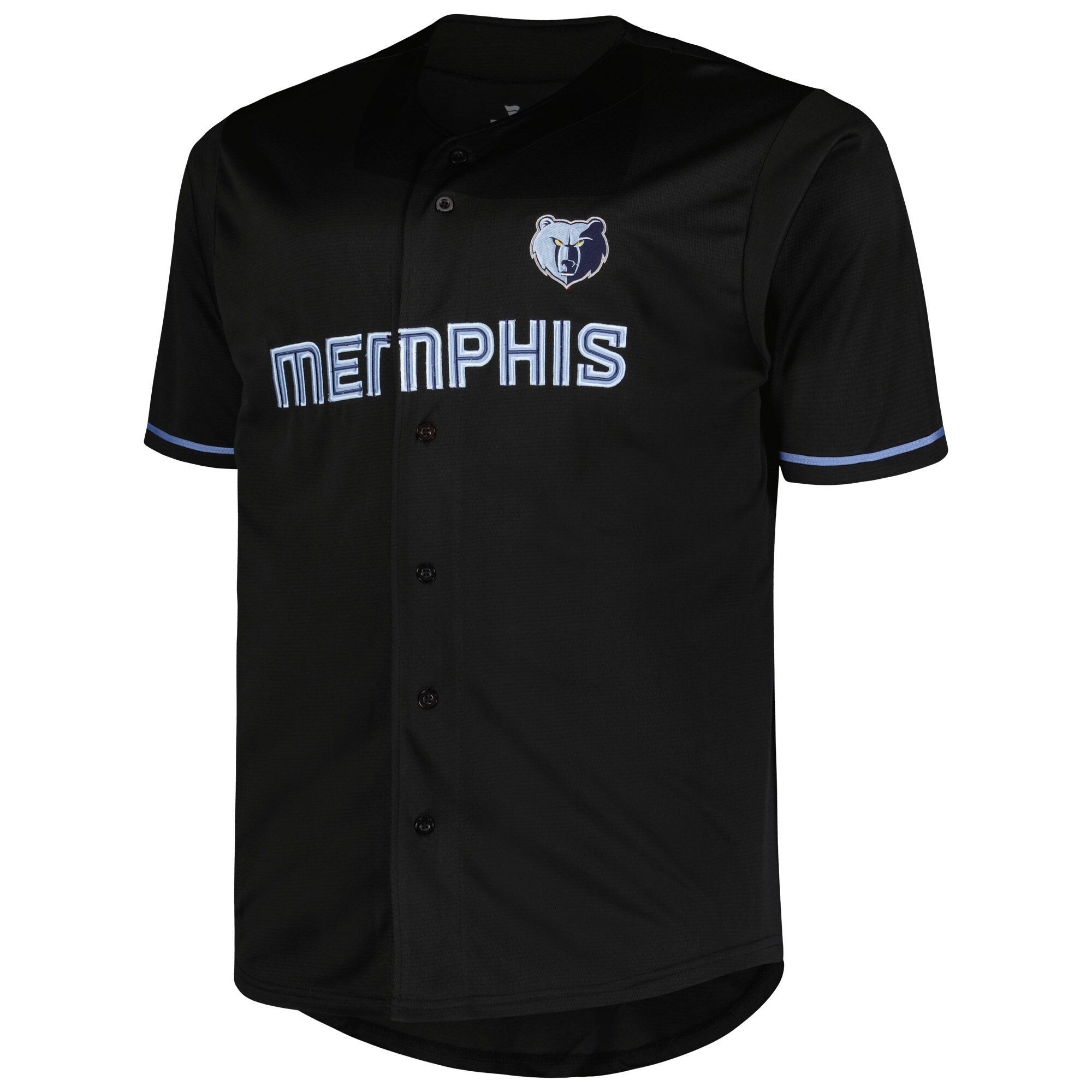 Memphis Grizzlies Profile Big & Tall Pop Jersey - Black