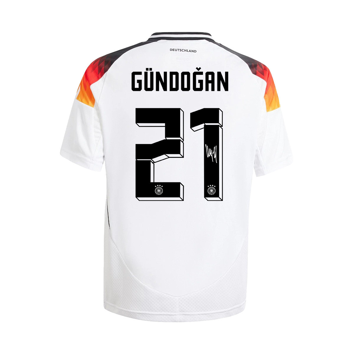 İlkay Gündoğan 21 Signed Germany National Team 2024/25 YOUTH Jersey Autographed - Home