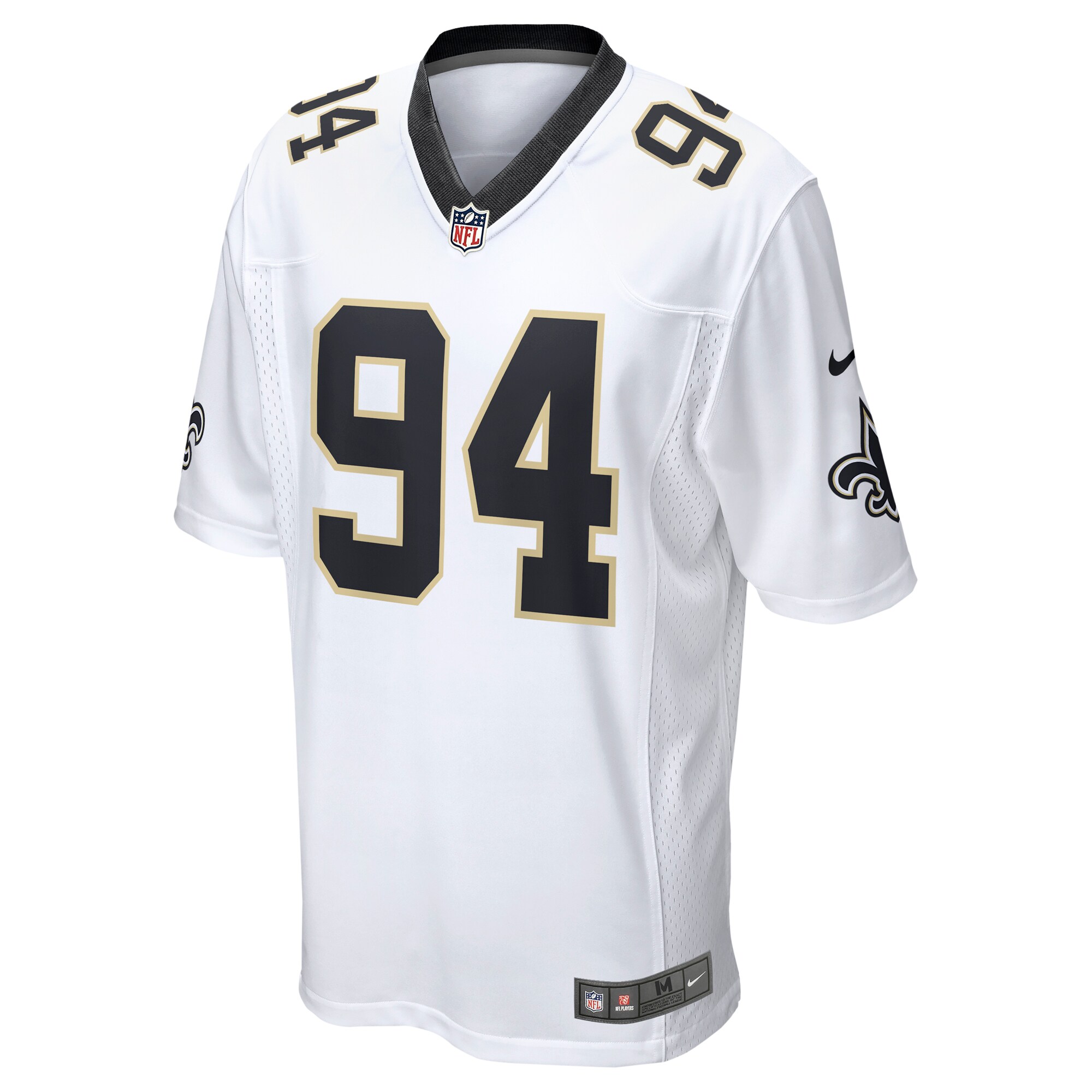 Cameron Jordan New Orleans Saints   Game Jersey - White