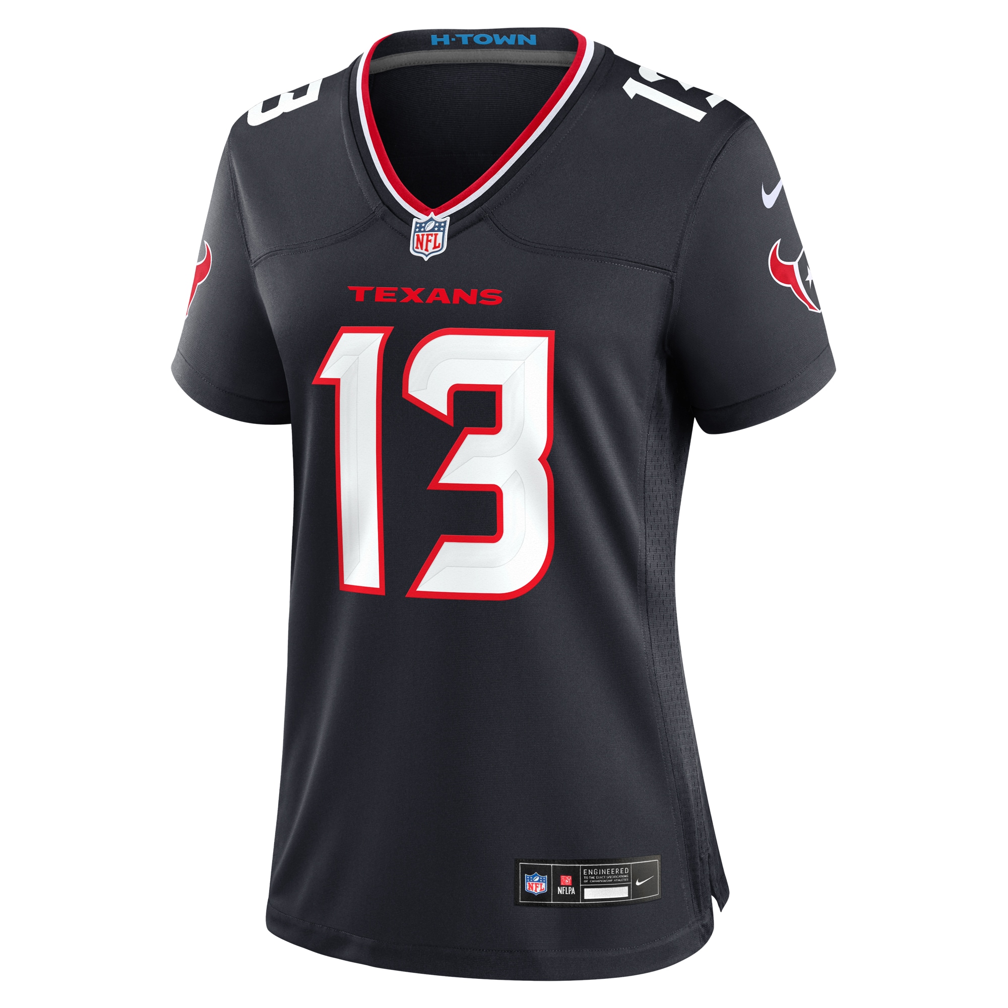 DelShawn Phillips Houston Texans  Women's Team Game Jersey -  Navy
