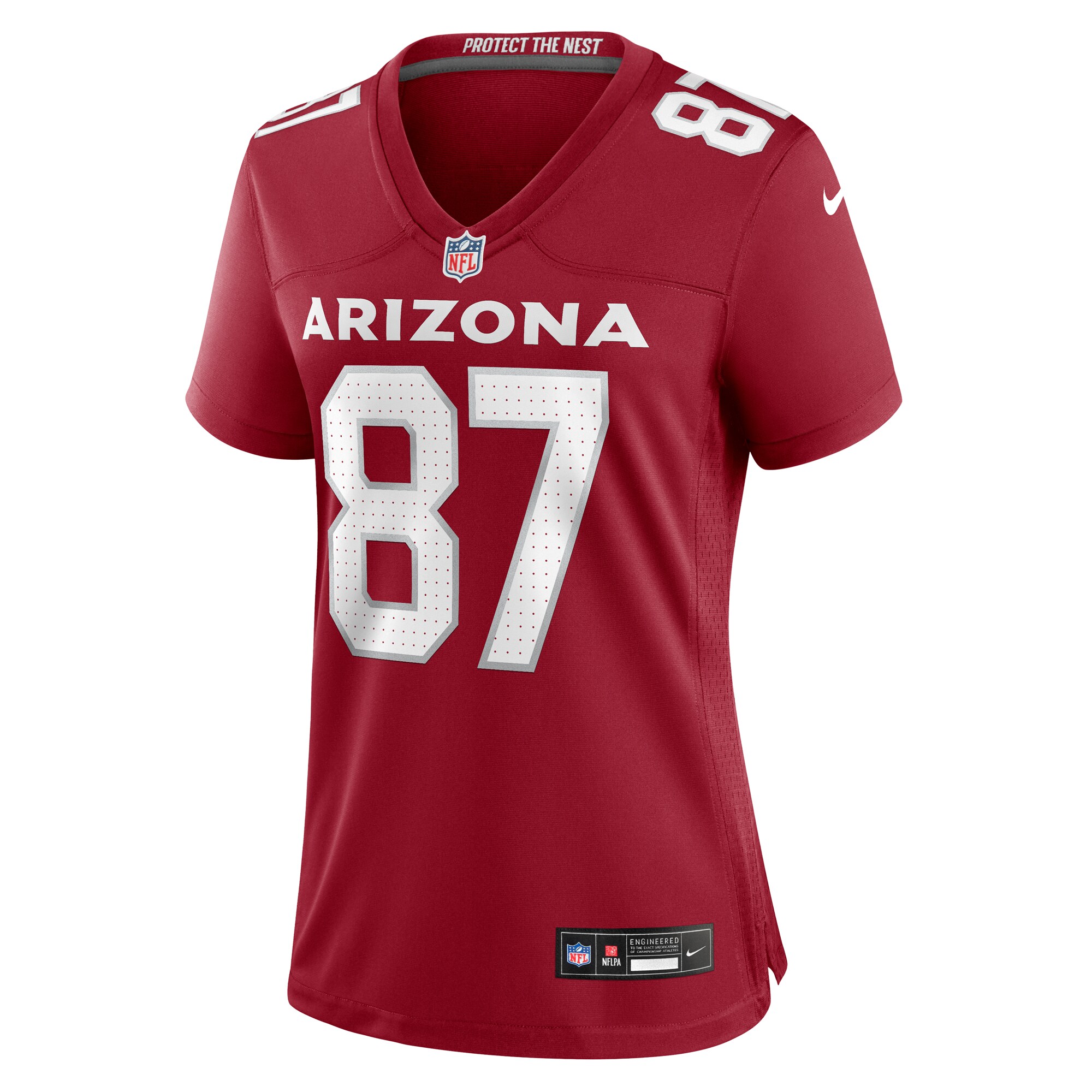 Geoff Swaim Arizona Cardinals  Women's Team Game Jersey -  Cardinal