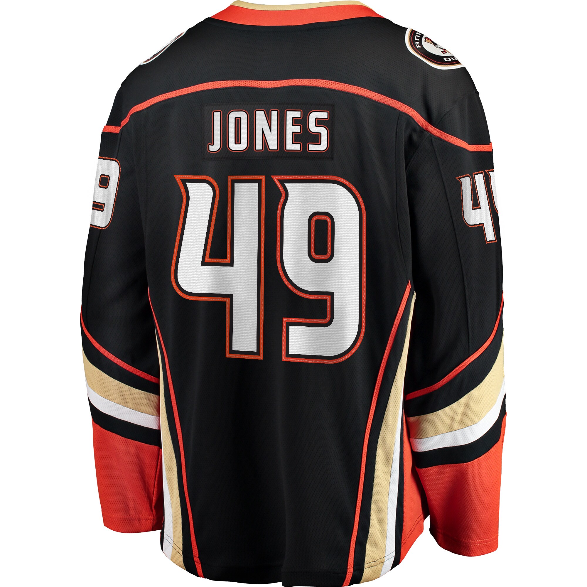 Max Jones Anaheim Ducks Fanatics Breakaway Player Jersey - Black
