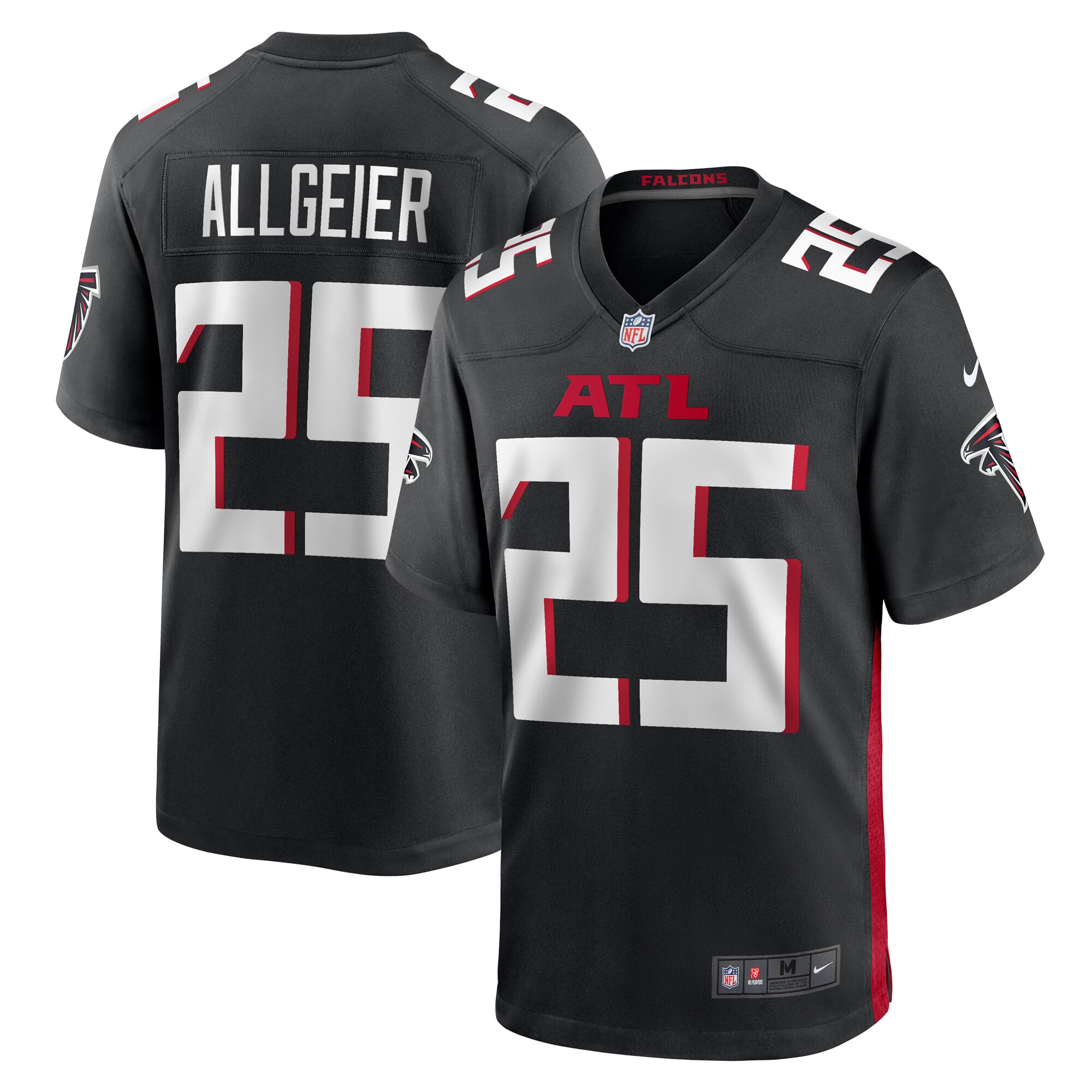Tyler Allgeier Atlanta Falcons  Player Game Jersey - Black