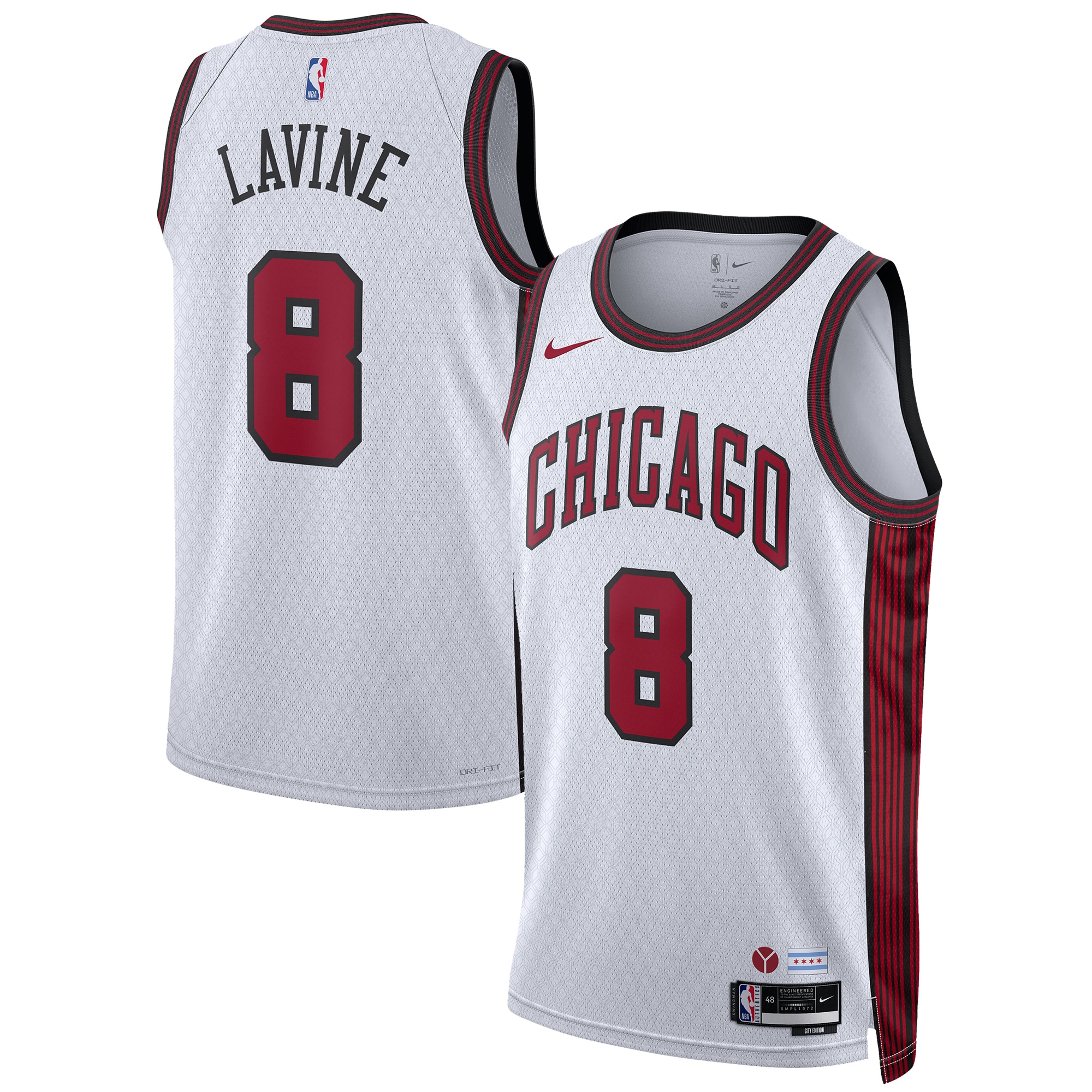 Zach LaVine Chicago Bulls  Unisex 2022\/23 Swingman Jersey - City Edition - White