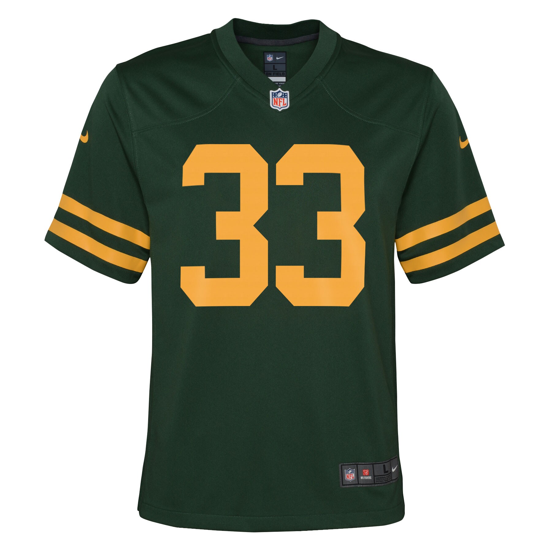Aaron Jones Green Bay Packers  Youth Game Jersey - Green
