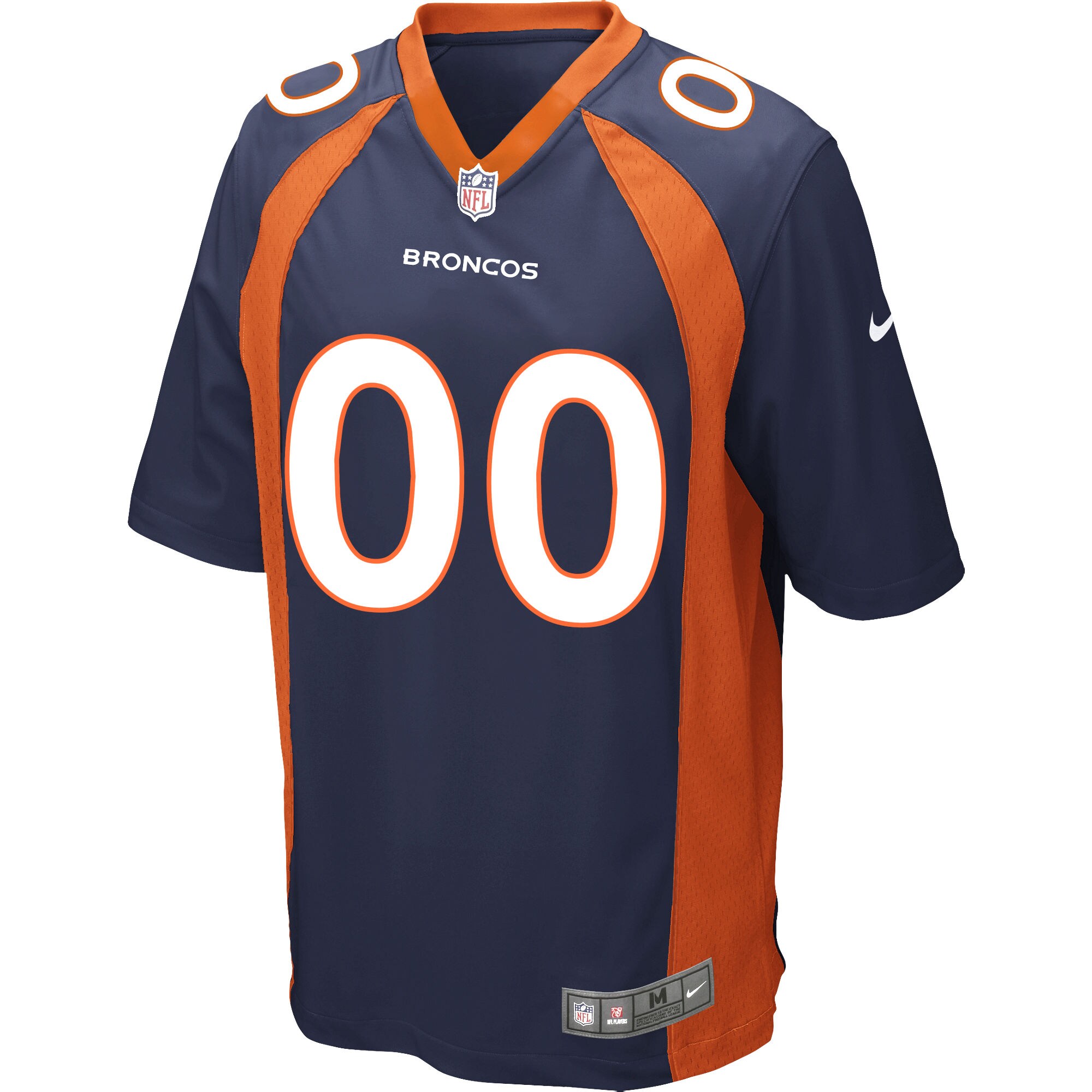 Denver Broncos  Alternate Custom Game Jersey - Navy