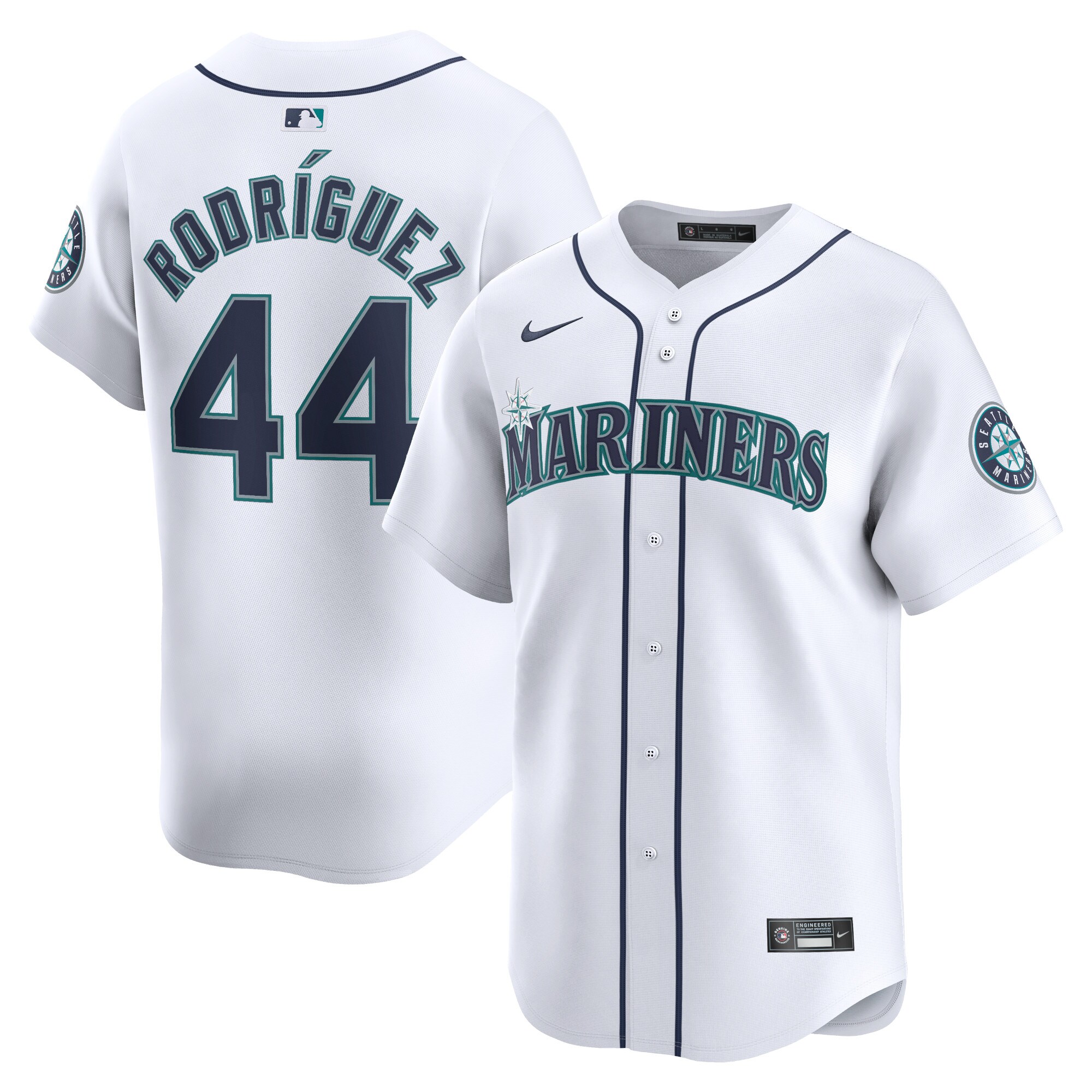 Julio Rodr\u00c3\u00adguez Seattle Mariners  Home Limited Player Jersey - White