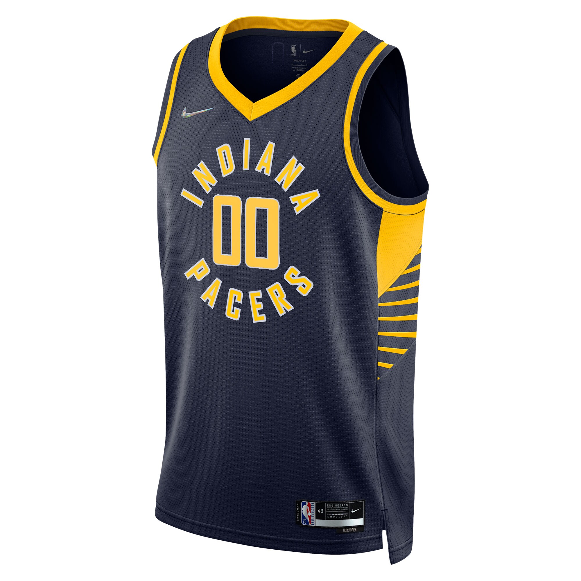 Indiana Pacers  2021\/22 Diamond Swingman Custom Jersey - Icon Edition - Navy