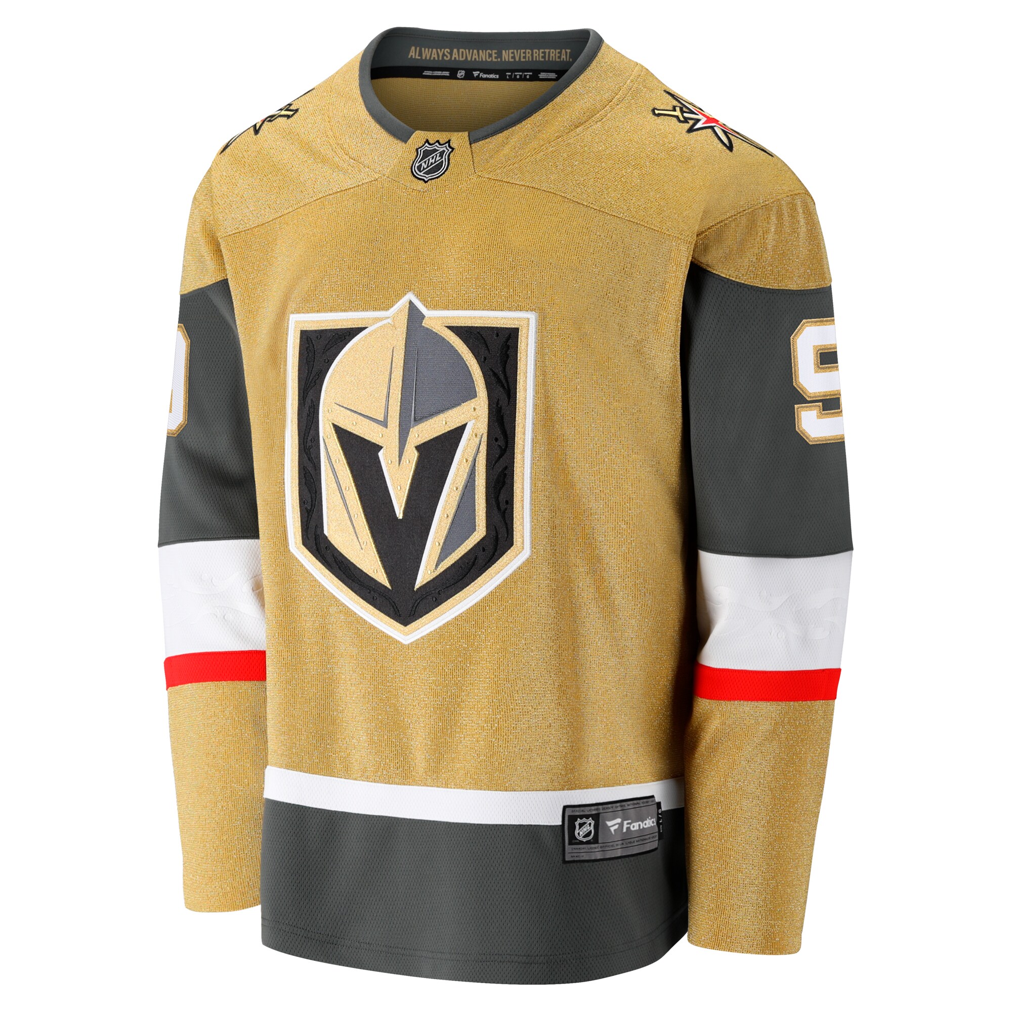 Jack Eichel Vegas Golden Knights Fanatics Home Breakaway Jersey - Gold