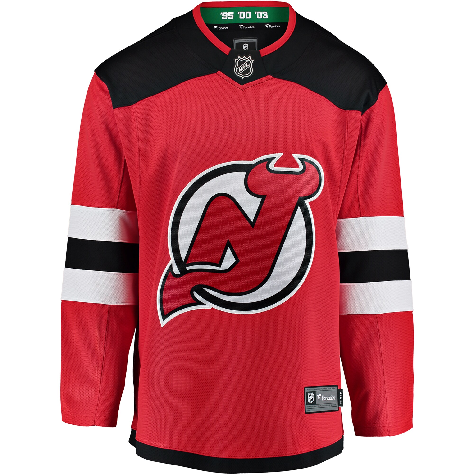New Jersey Devils Fanatics Youth Breakaway Home Jersey - Red