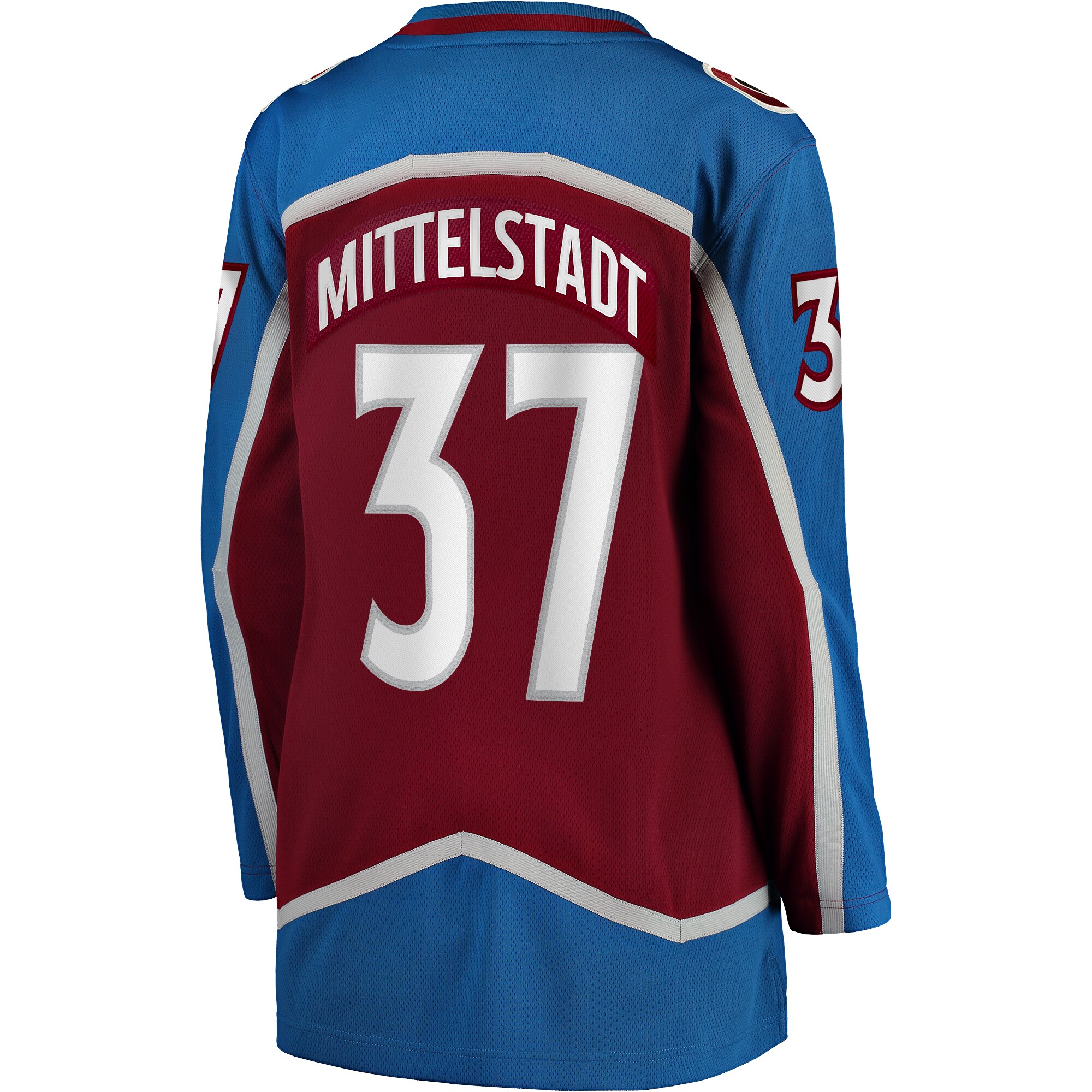 Casey Mittelstadt Colorado Avalanche Fanatics Women's Home Breakaway Player Jersey - Burgundy