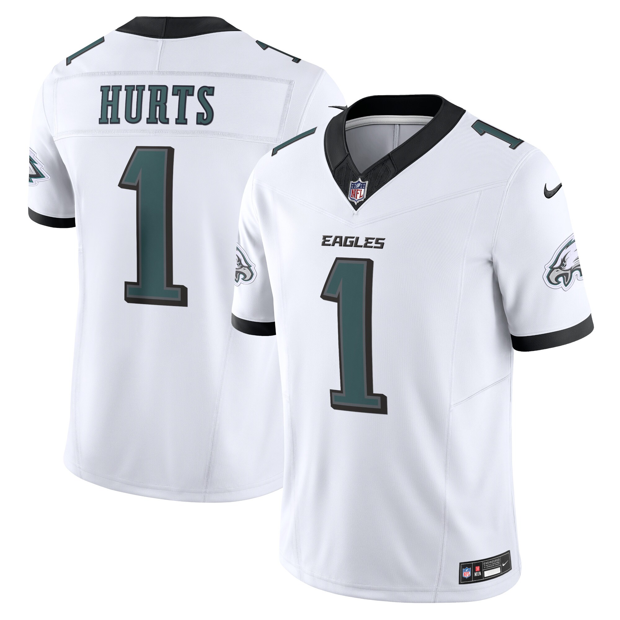 Jalen Hurts Philadelphia Eagles  Vapor F.U.S.E. Limited Jersey - White