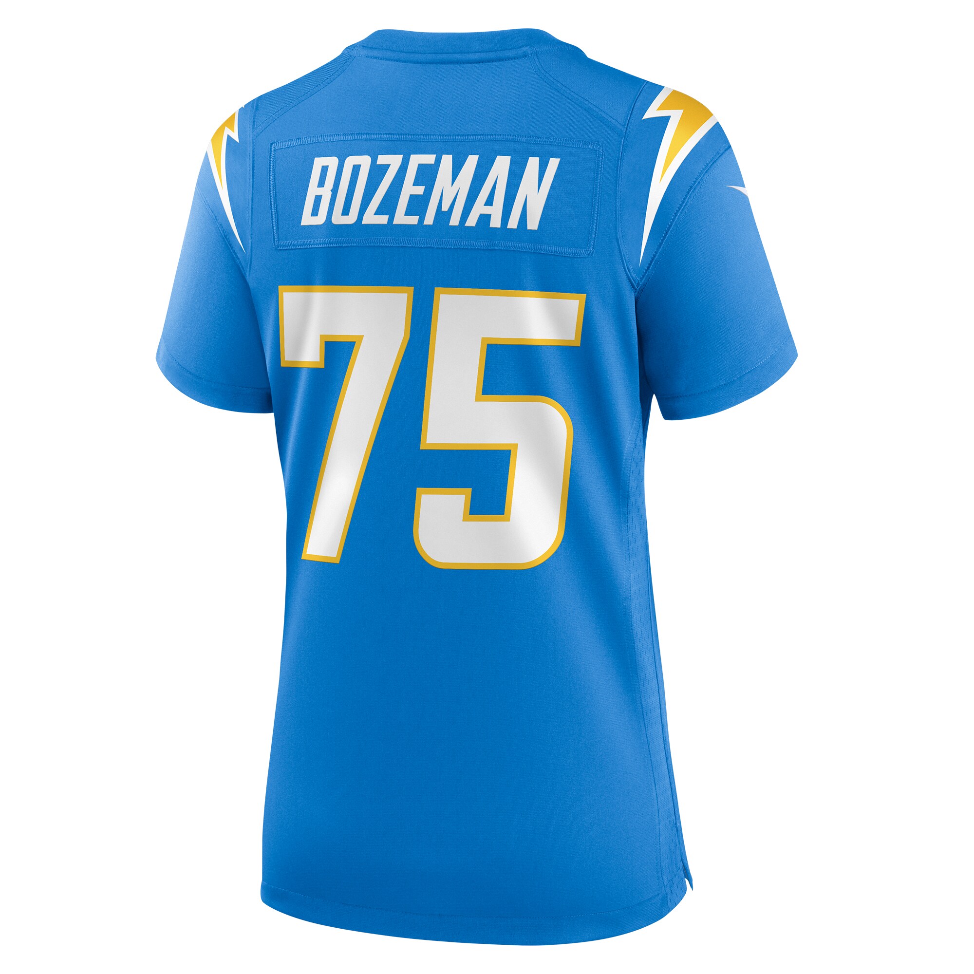 Bradley Bozeman Los Angeles Chargers  Women's  Game Jersey -  Powder Blue