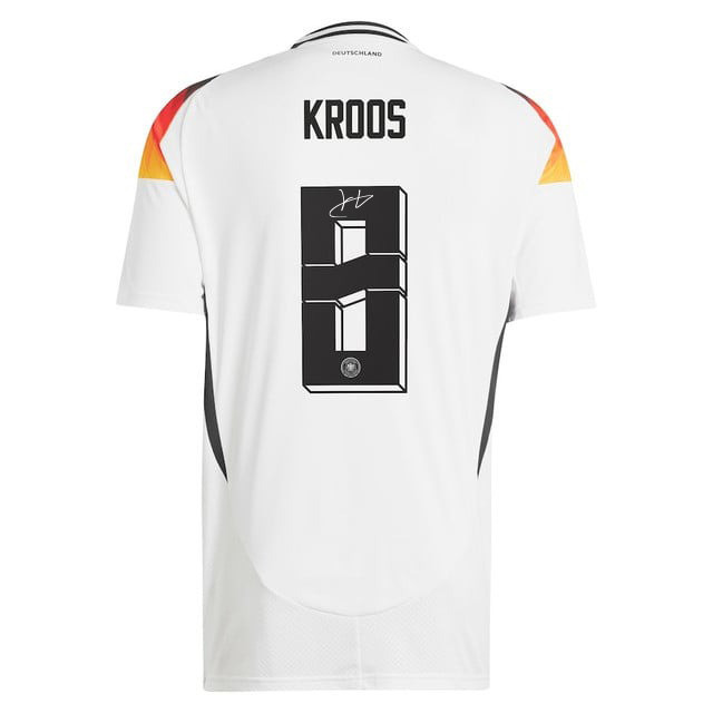 Toni Kroos 8 Signed Germany National Team 2024 Home Jersey Autographed - Men, White