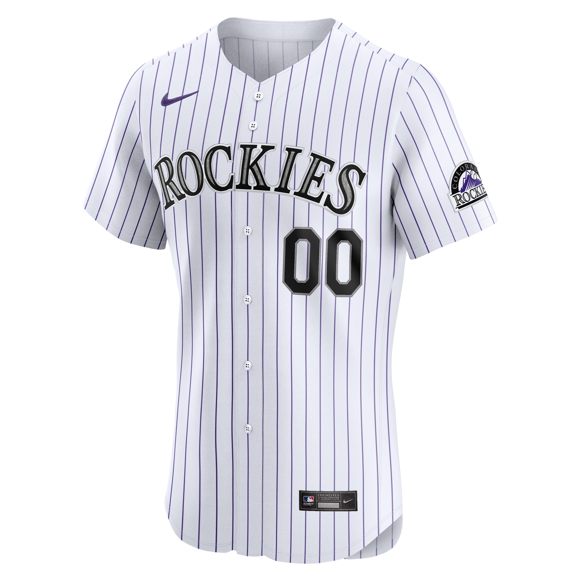 Colorado Rockies  Home Elite Custom Jersey - White