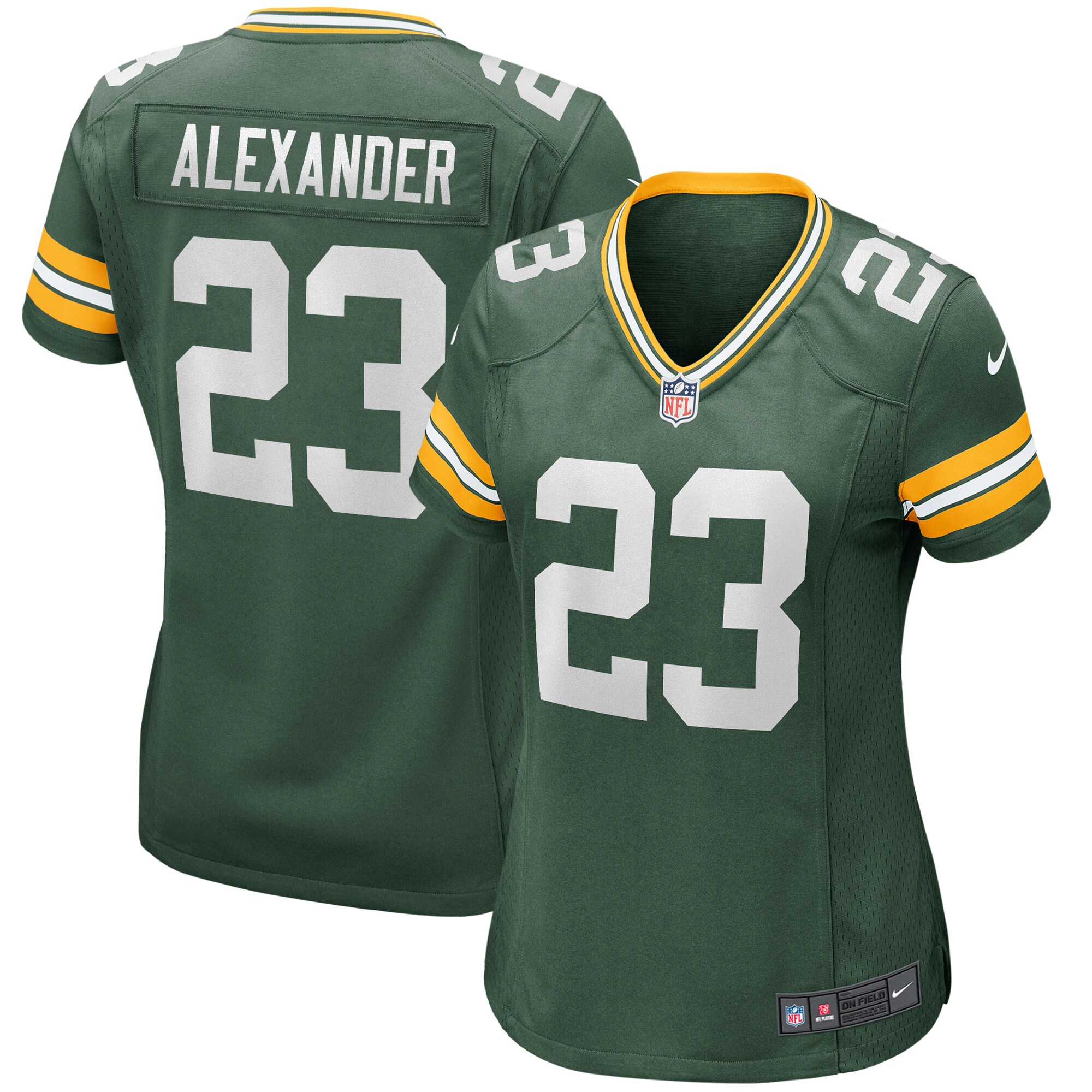 Jaire Alexander Green Bay Packers  Women's Game Jersey - Green