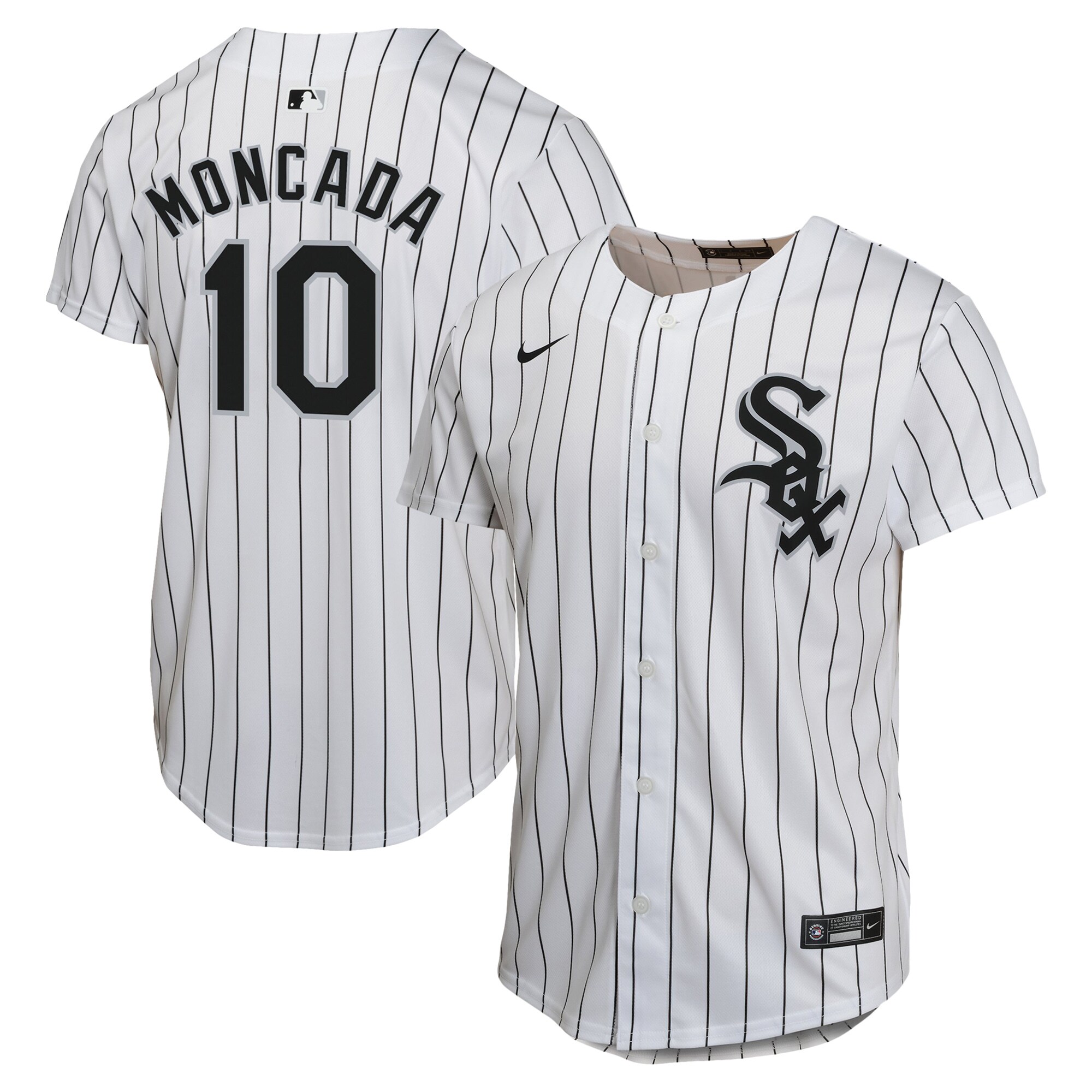 Yoan Moncada Chicago White Sox  Youth Home Game Player Jersey - White