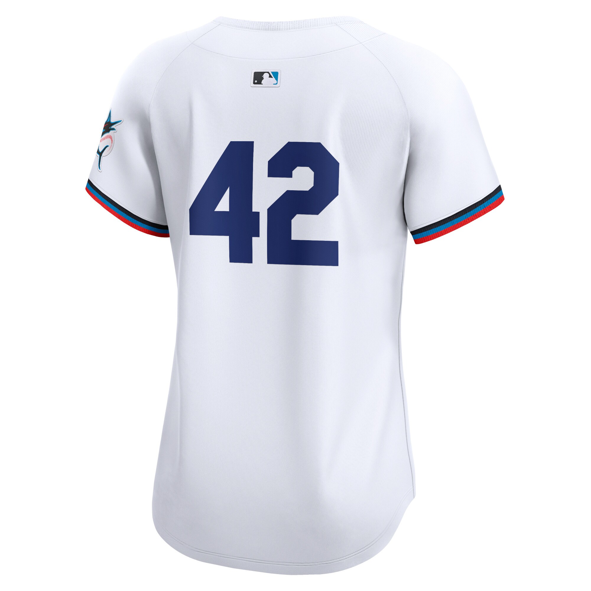 Miami Marlins  Women's 2024 Jackie Robinson Day Home Limited Jersey\u00c2\u00a0\u00e2\u20ac\u201c White