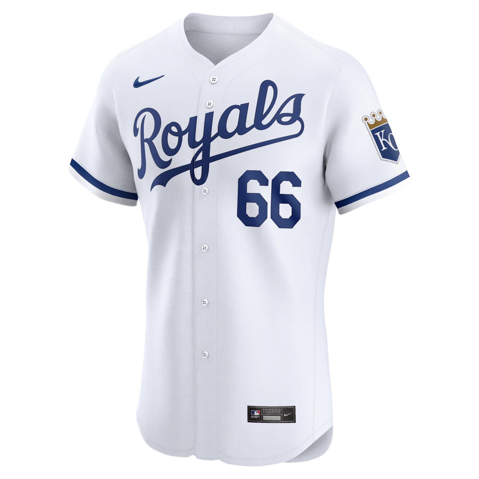 James Macarthur Kansas City Royals  Home Elite Player Jersey - White