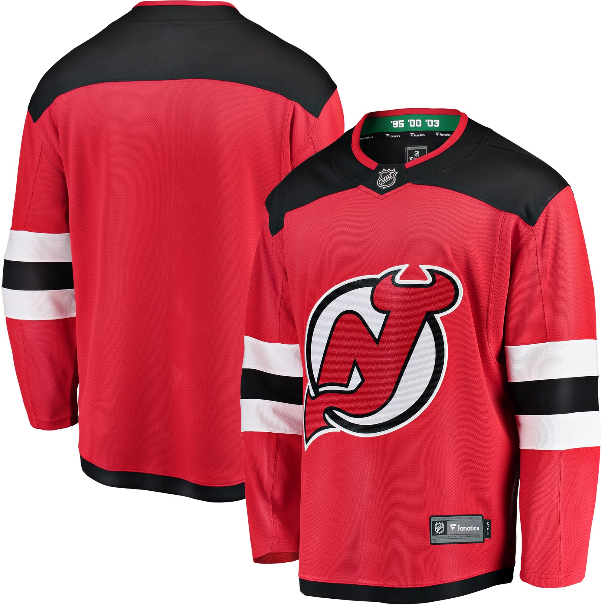 New Jersey Devils Fanatics Breakaway Home Jersey - Red