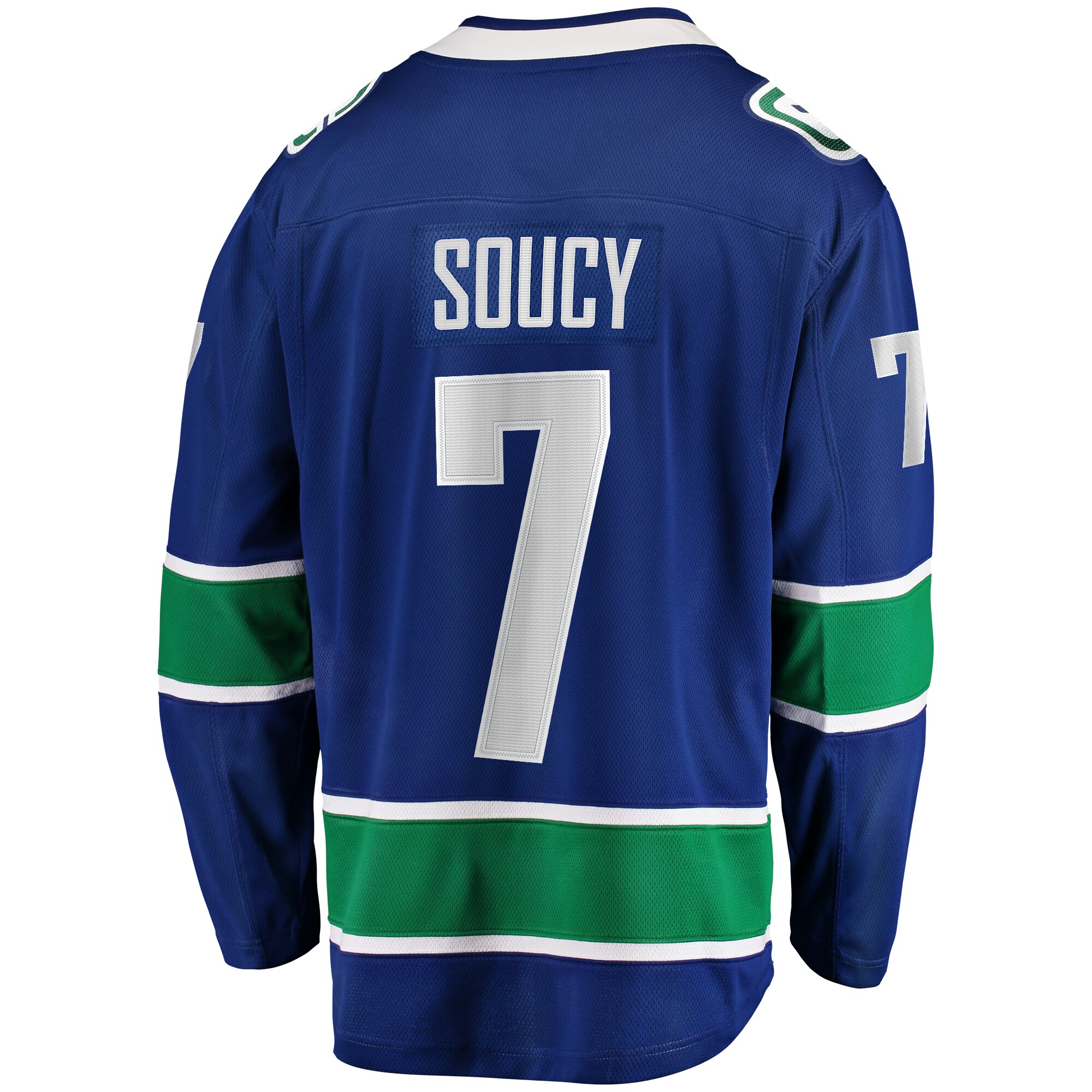 Carson Soucy Vancouver Canucks Fanatics Home Premier Breakaway Player Jersey - Blue