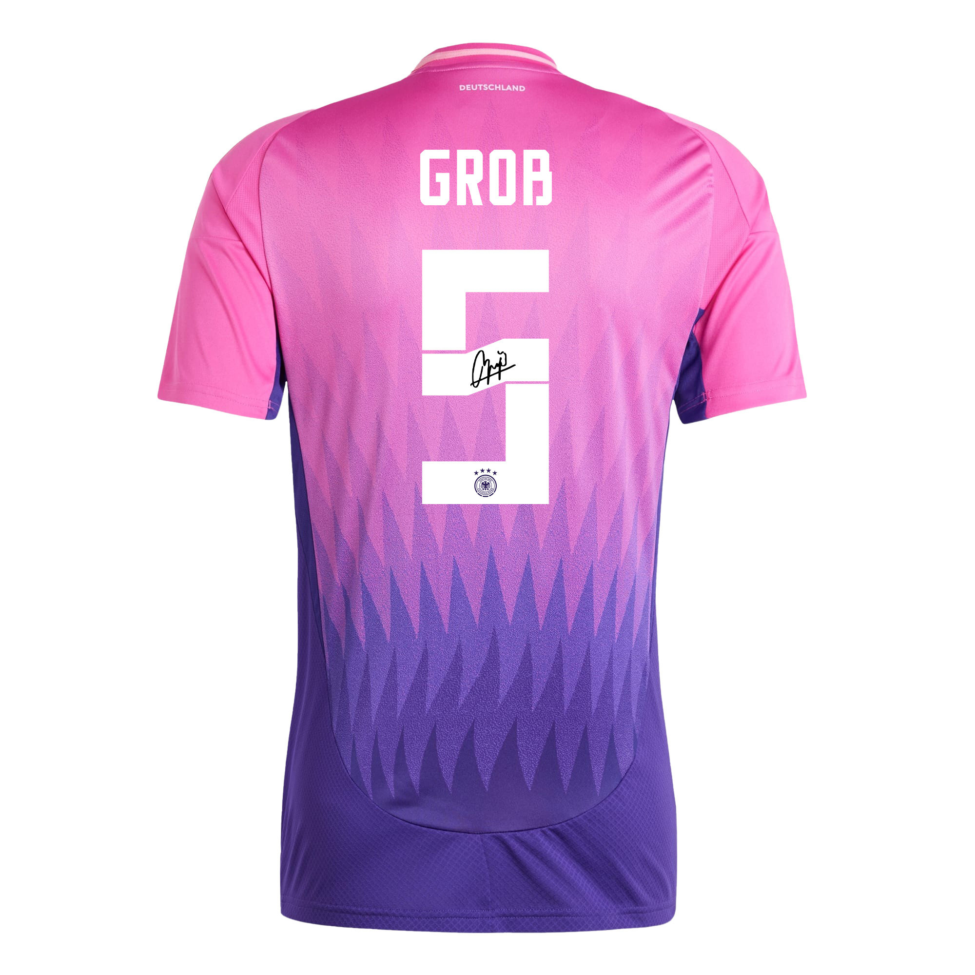 Pascal Groß 5 Signed Germany National Team 2024/25 Away Jersey Autographed - Men