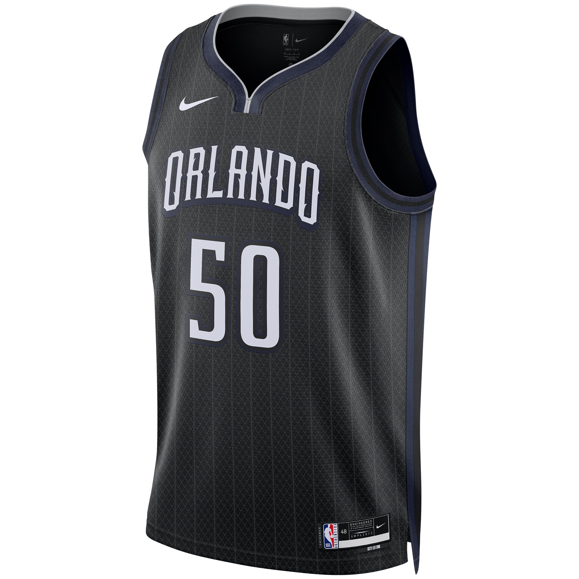 Cole Anthony Orlando Magic  Unisex 2022\/23 Swingman Jersey - City Edition - Black