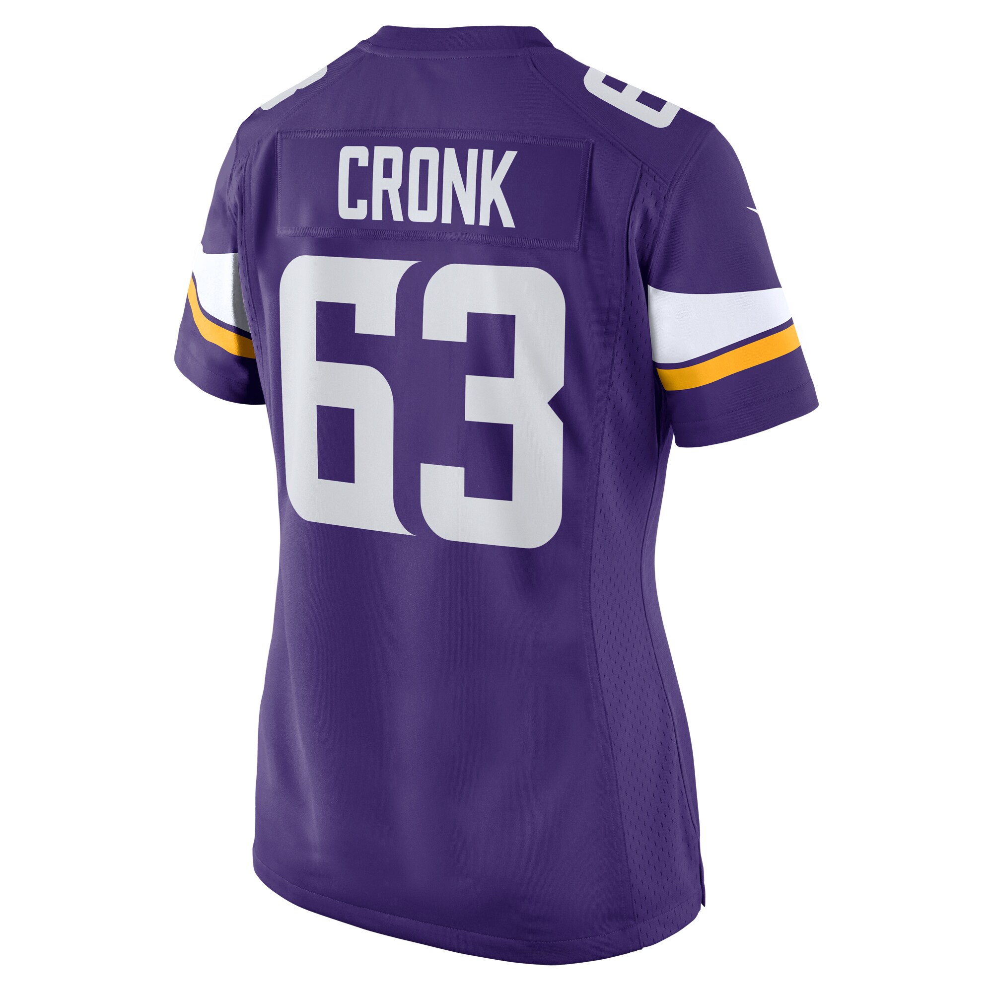 Coy Cronk Minnesota Vikings  Women's Team Game Jersey -  Purple