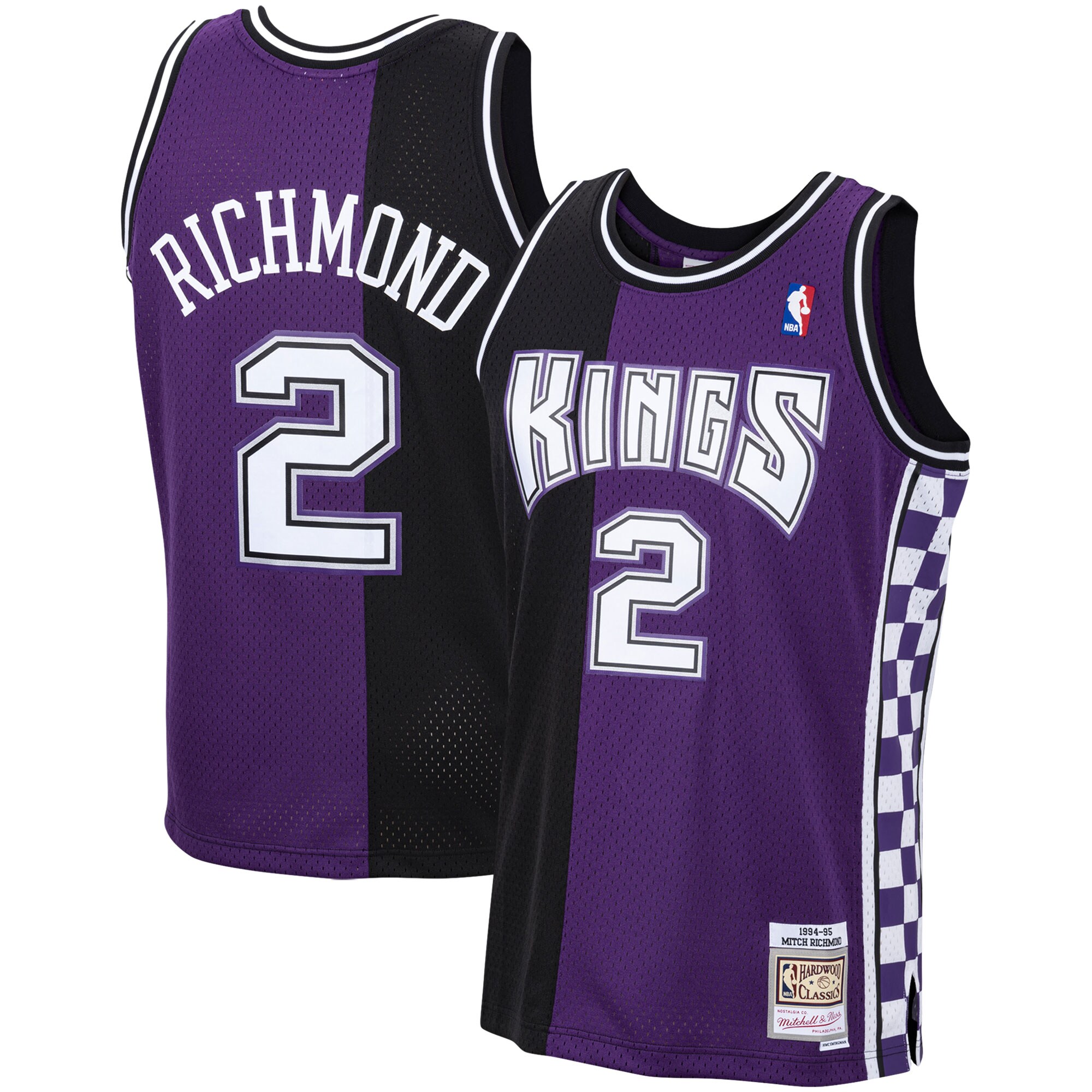 Mitch Richmond Sacramento Kings Mitchell & Ness 1994\/95 Hardwood Classics Swingman Jersey - Purple