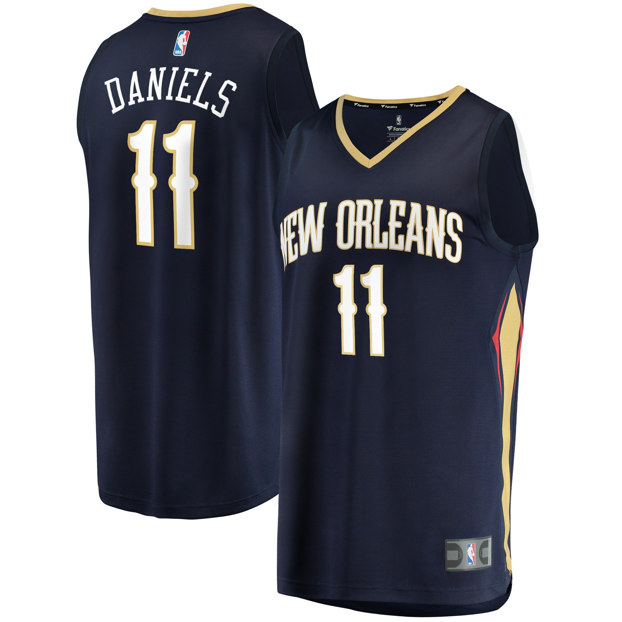 Dyson Daniels New Orleans Pelicans Fanatics Youth Fast Break Replica Jersey - Icon Edition - Navy