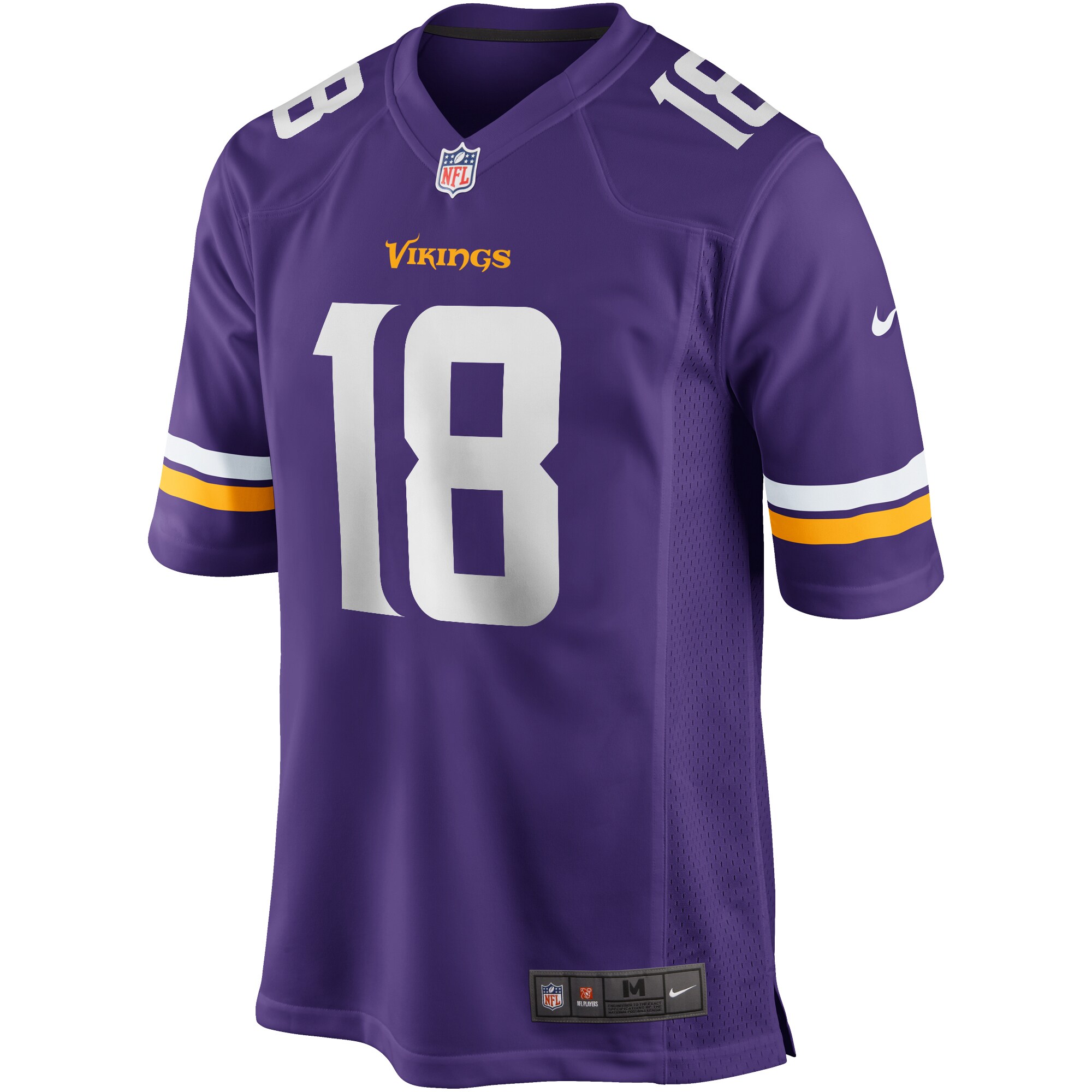 Justin Jefferson Minnesota Vikings  Game Jersey - Purple