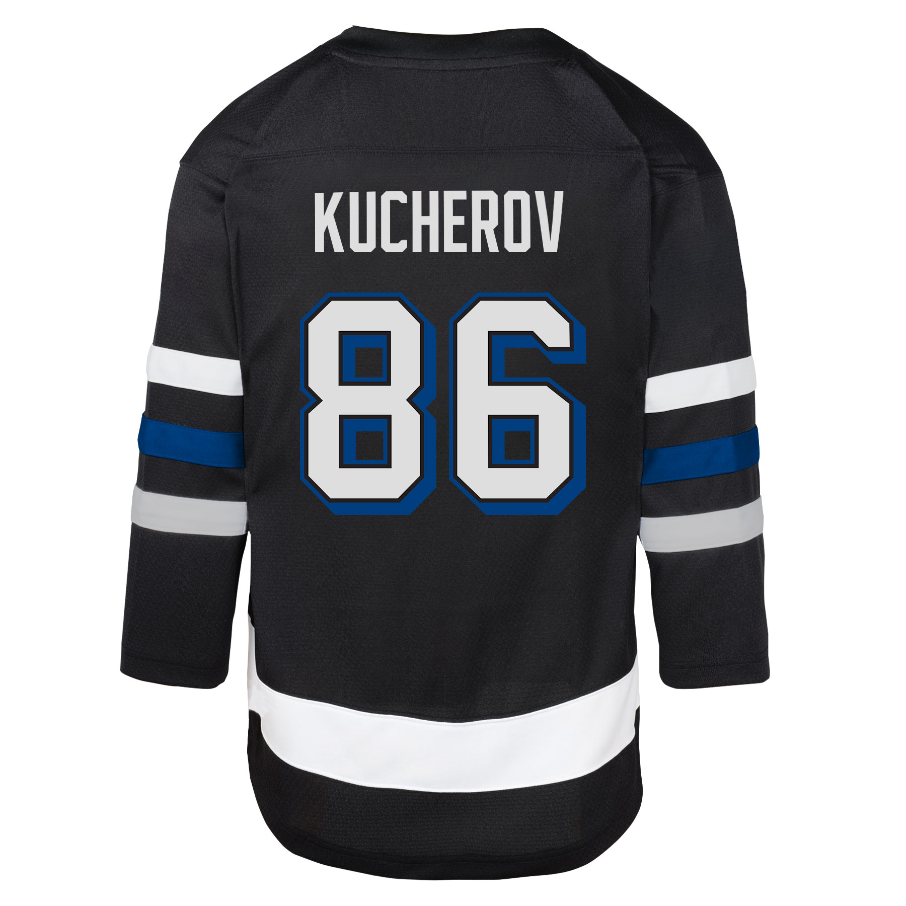 Nikita Kucherov Tampa Bay Lightning Youth Alternate Replica Player Jersey - Black