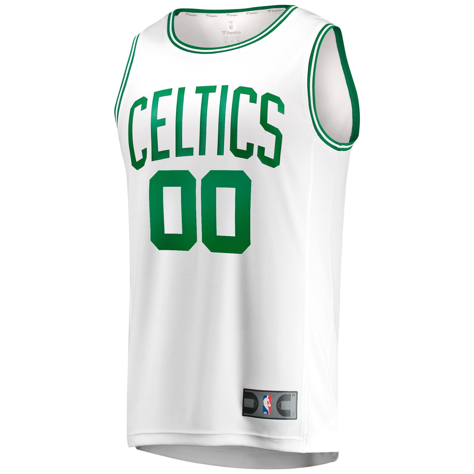 Boston Celtics Fanatics Youth Fast Break Replica Custom Jersey - Association Edition - White