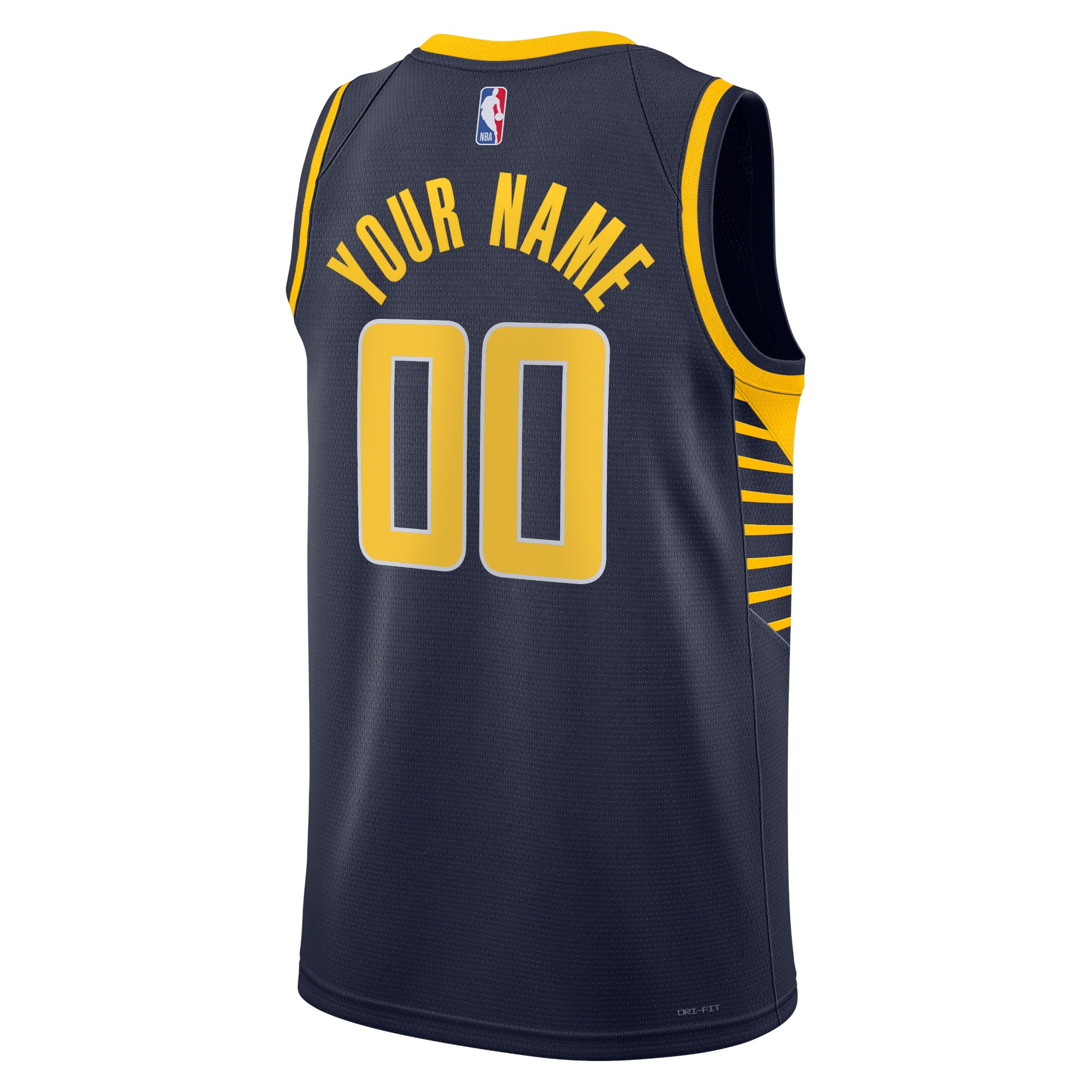 Indiana Pacers  Unisex 2022\/23 Swingman Custom Jersey Navy - Icon Edition