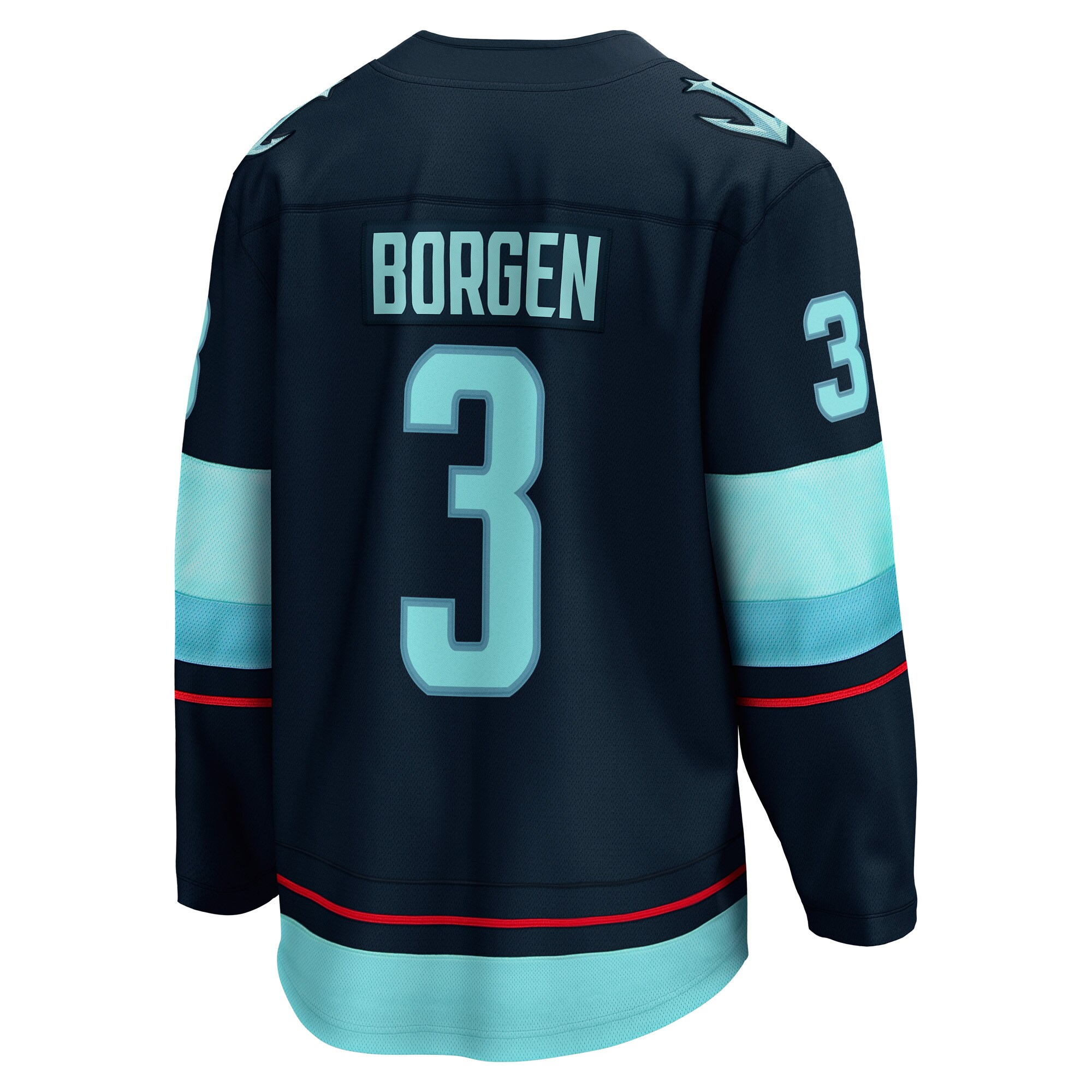 Will Borgen Seattle Kraken Fanatics Home Breakaway Player Jersey - Deep Sea Blue