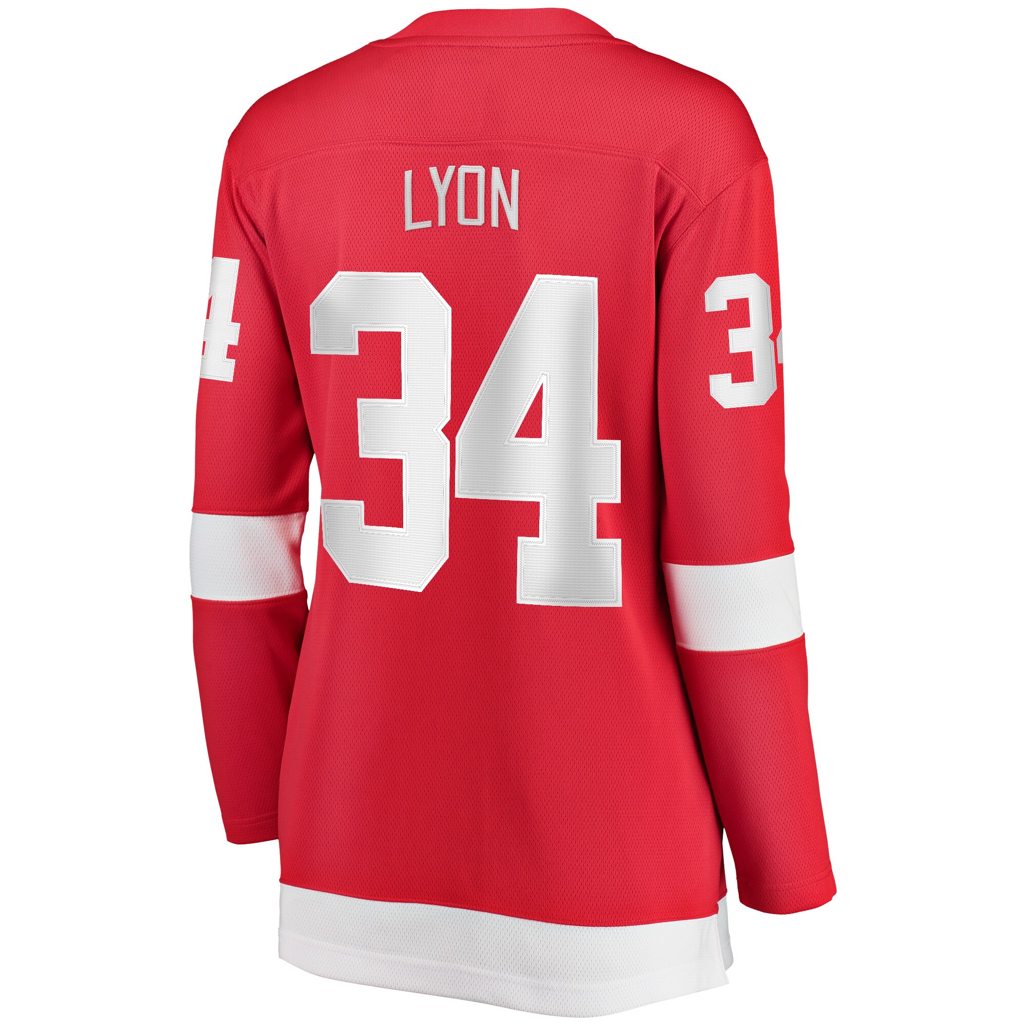 Alex Lyon Detroit Red Wings Fanatics Women's Home Breakaway Player Jersey - Red