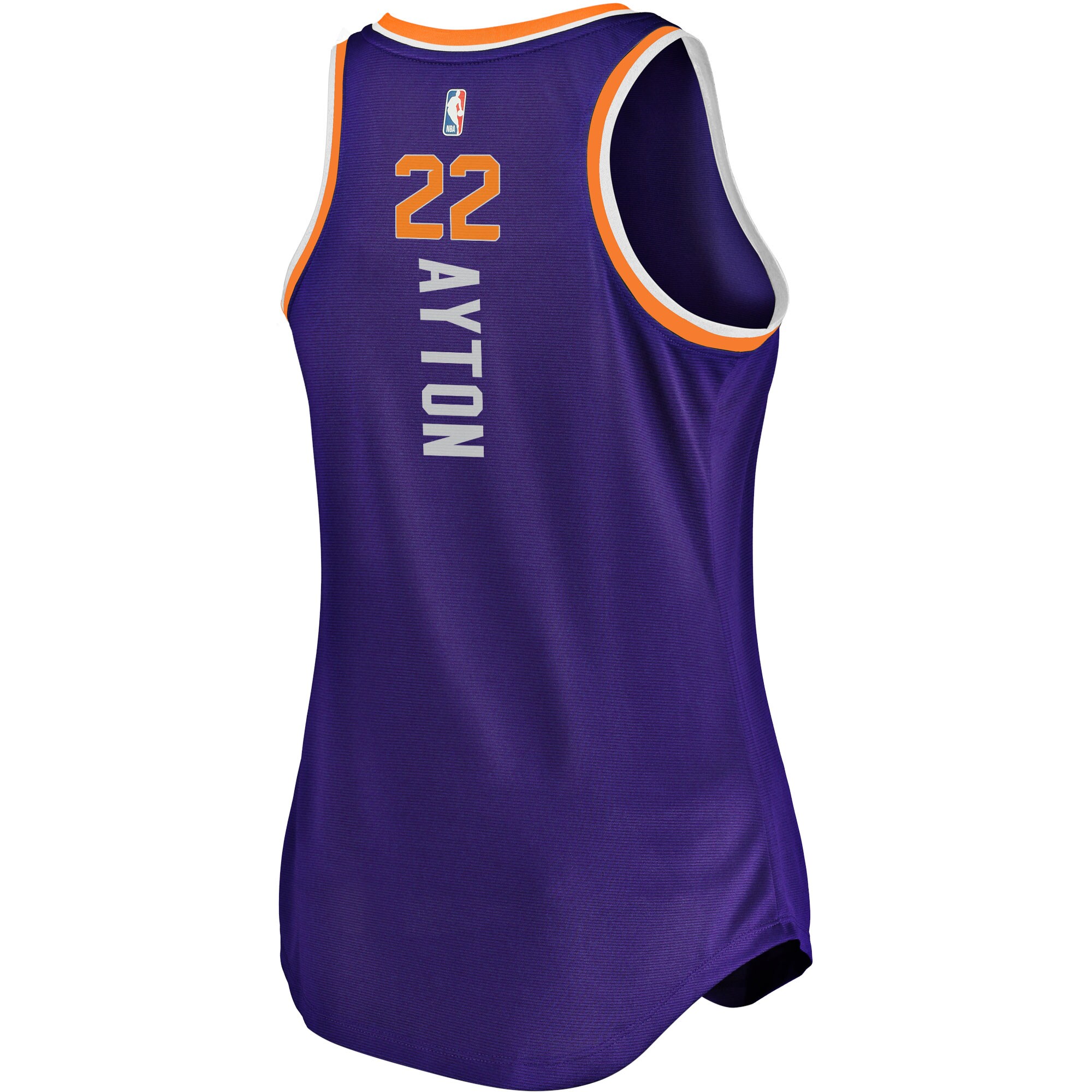 Deandre Ayton Phoenix Suns Fanatics Women's Fast Break Tank Jersey - Icon Edition - Purple