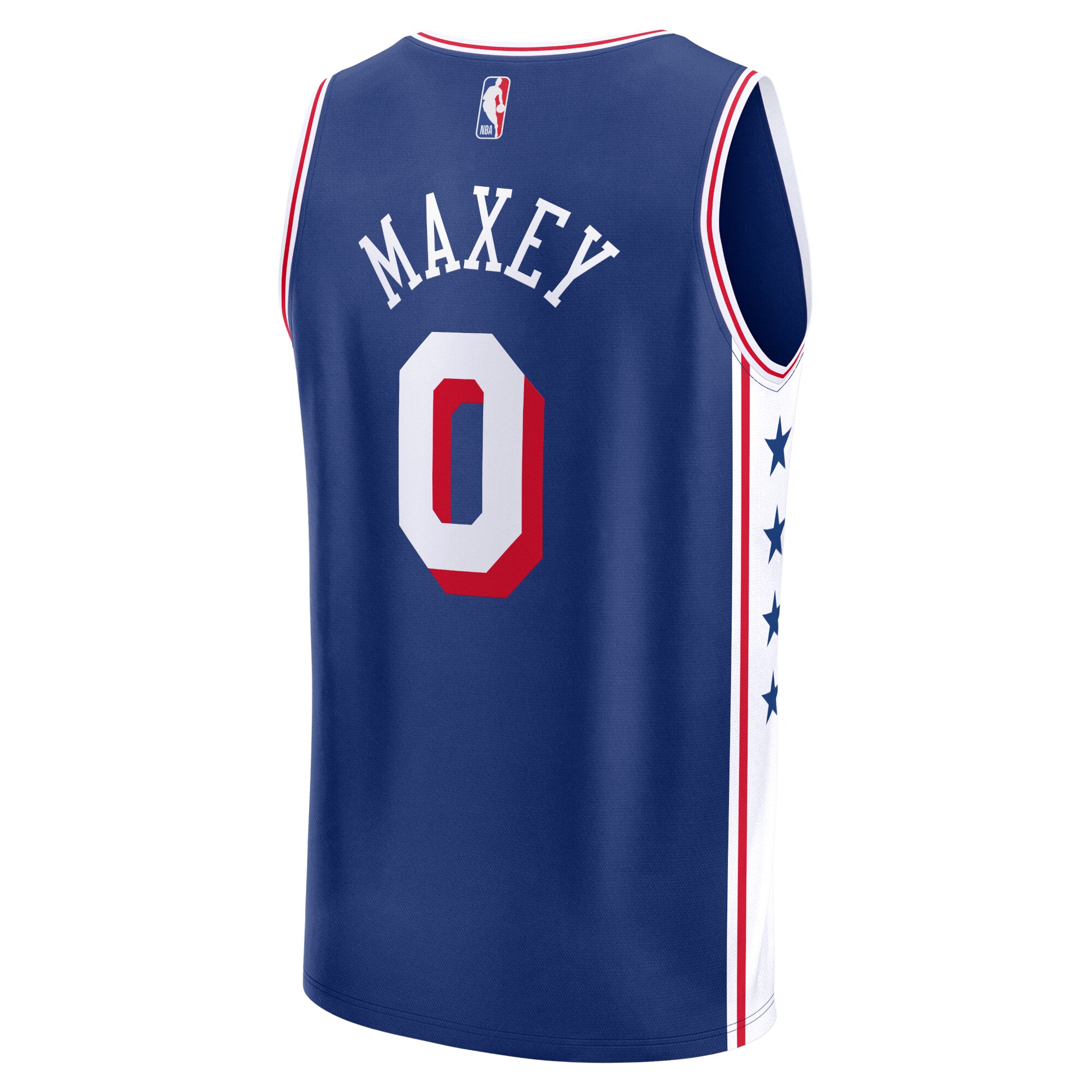 Tyrese Maxey Philadelphia 76ers Fanatics Fast Break Replica Jersey - Icon Edition - Royal