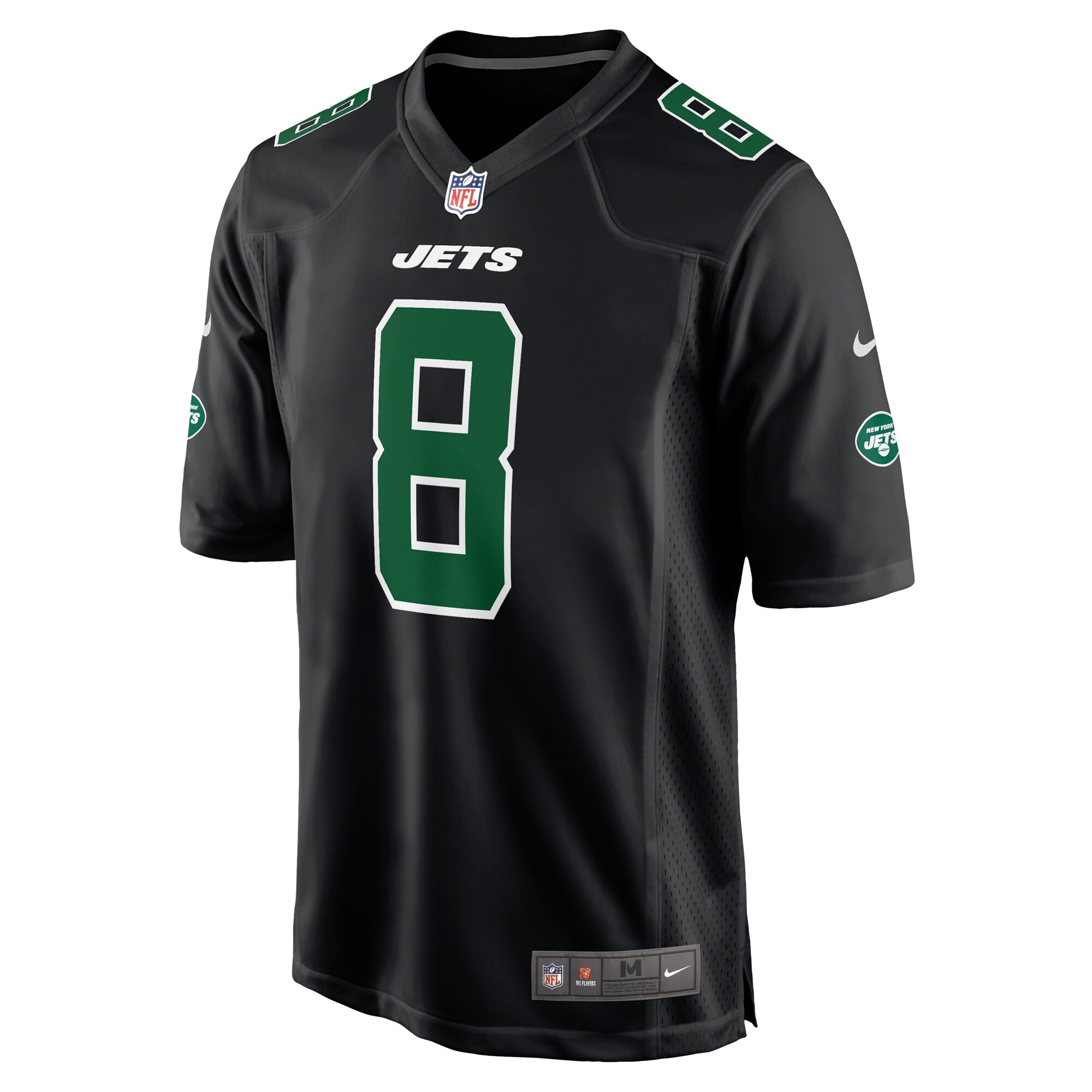Aaron Rodgers New York Jets  Fashion Game Jersey - Black