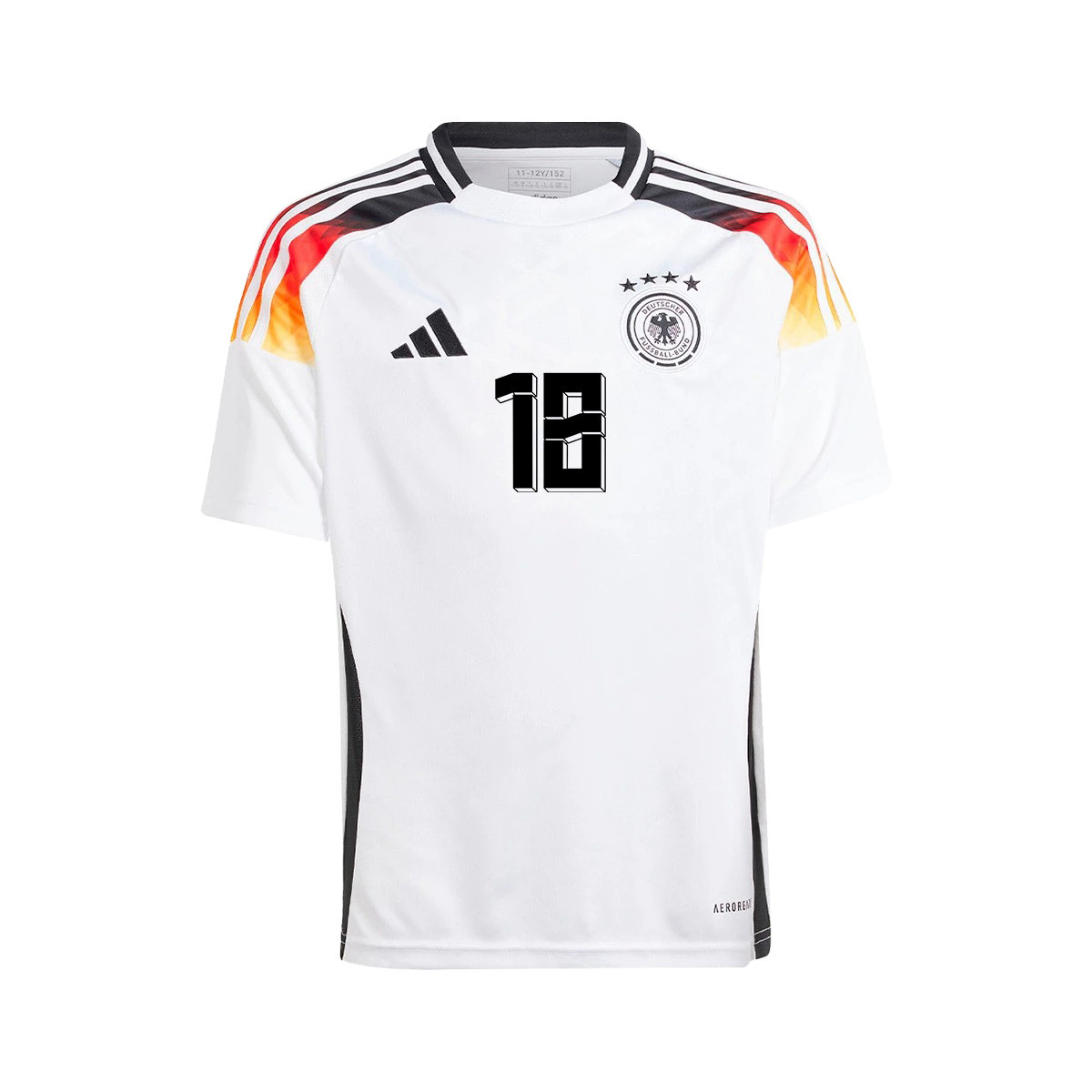 Maximilian Mittelstädt 18 Signed Young Talent Germany National Team 2024 Home YOUTH Jersey - White