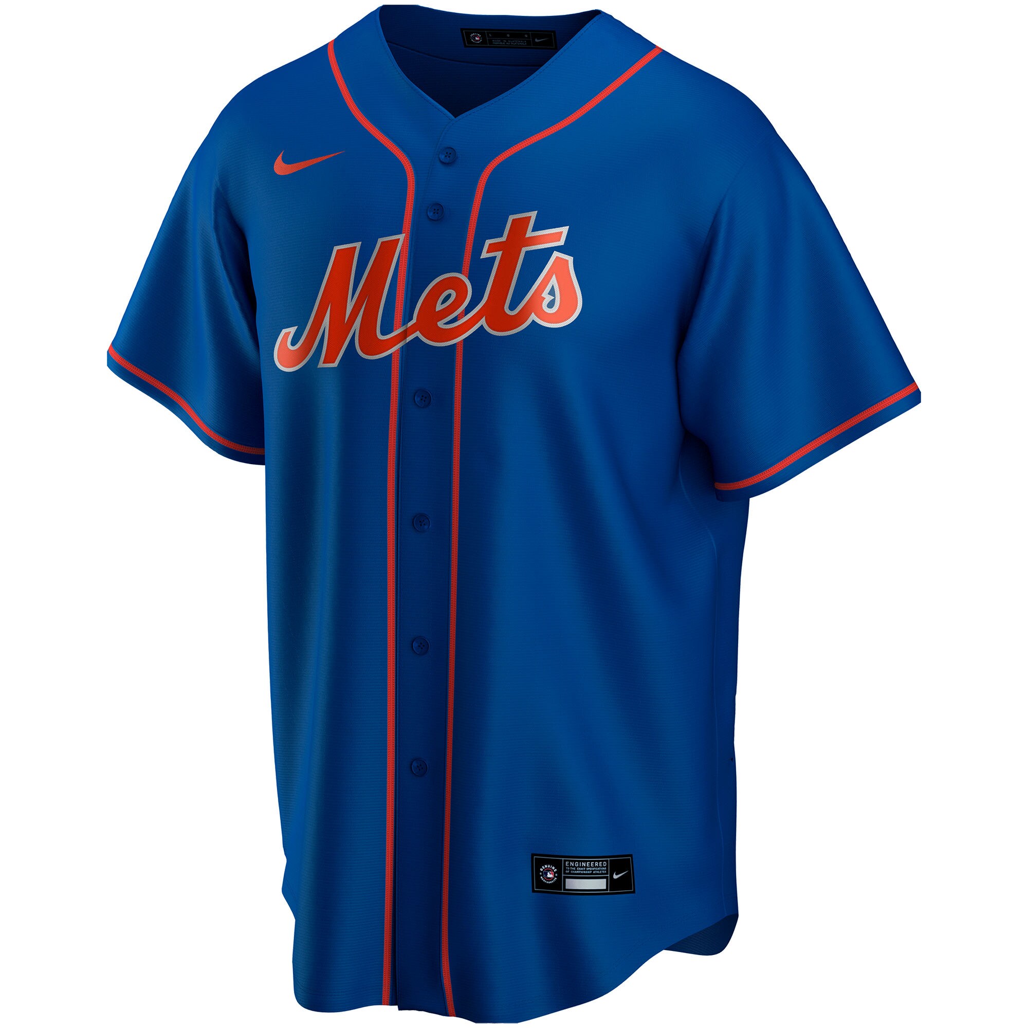 New York Mets  Alternate Replica Custom Jersey - Royal