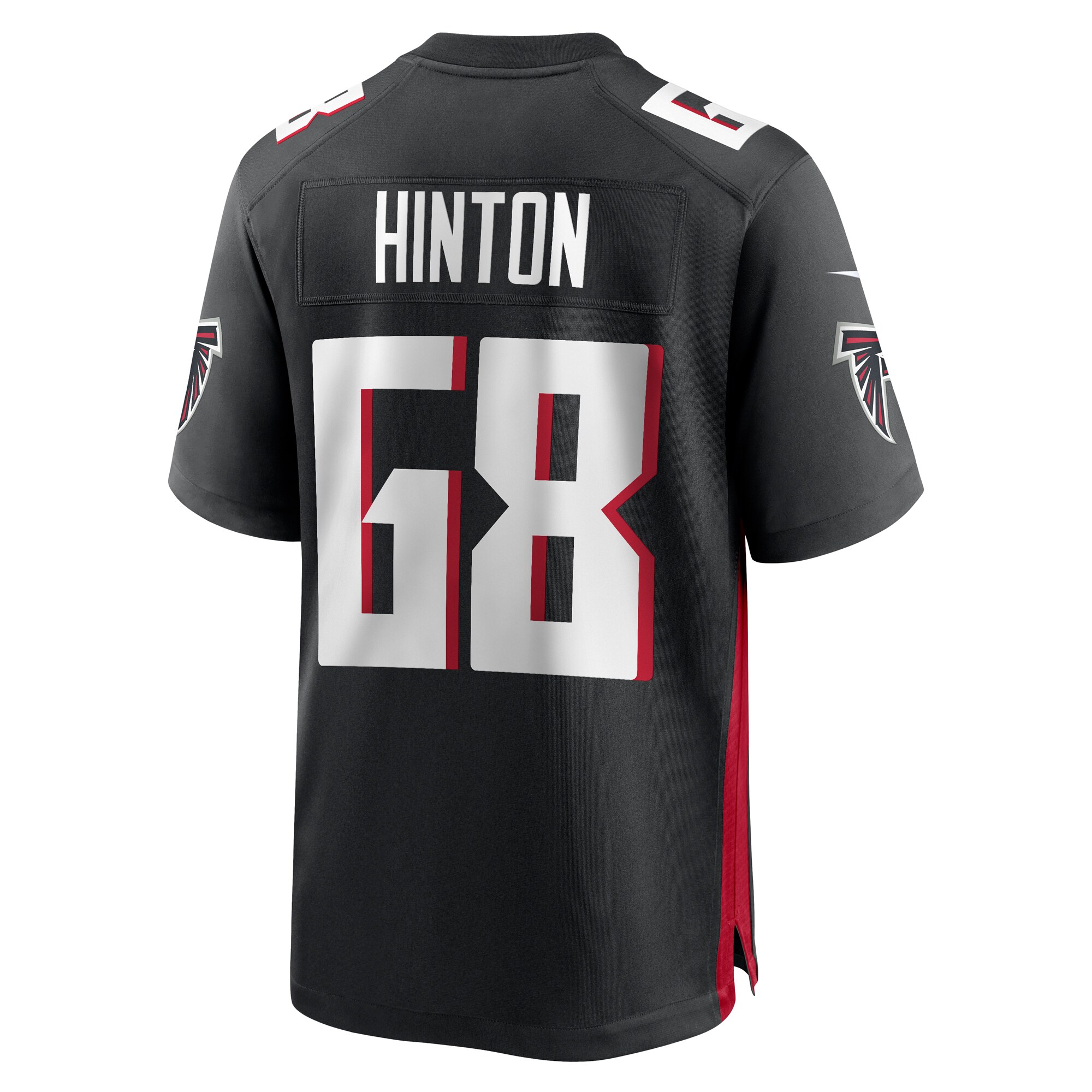 Kyle Hinton Atlanta Falcons  Team Game Jersey -  Black