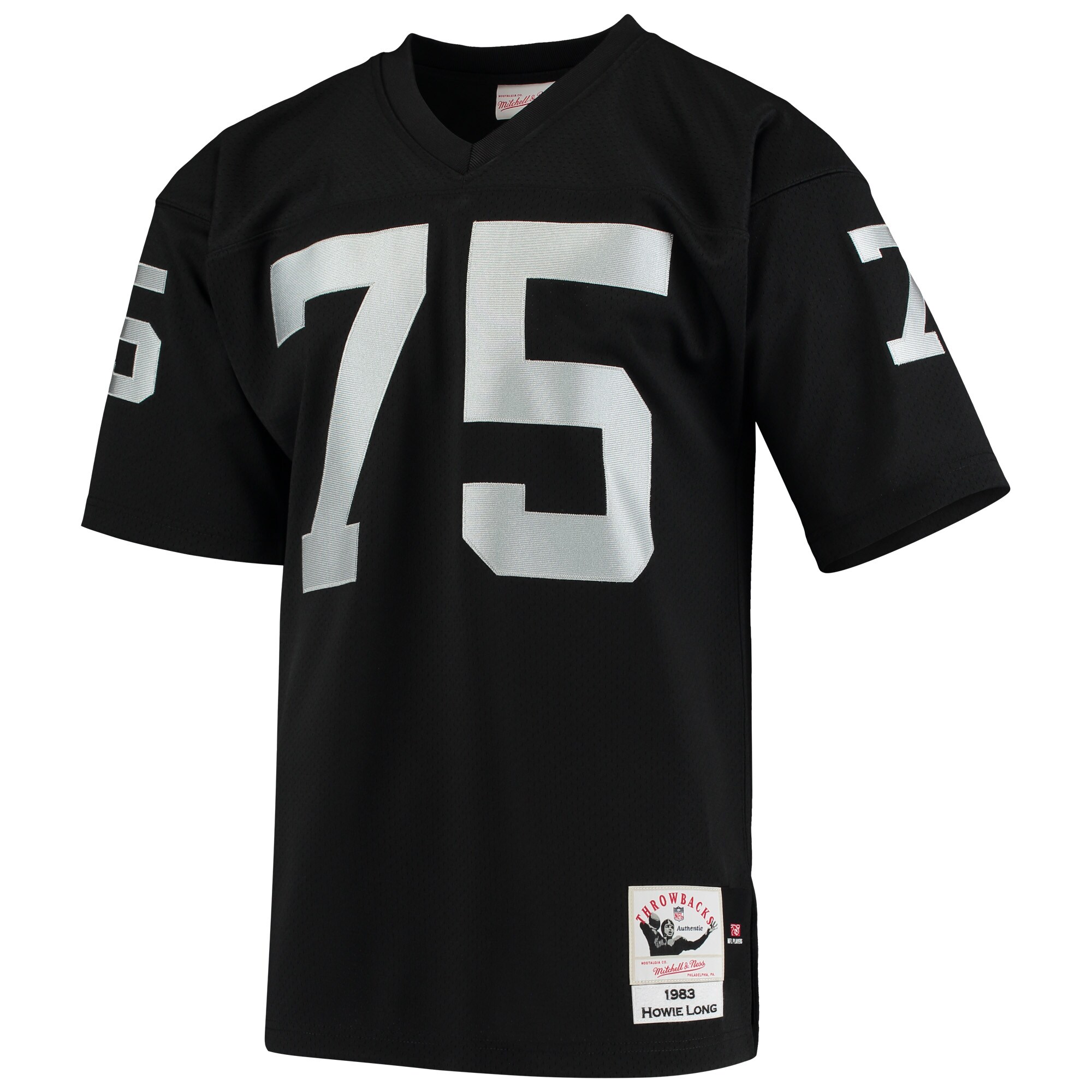 Howie Long Las Vegas Raiders 1983 Mitchell & Ness Authentic Throwback Retired Player Jersey - Black