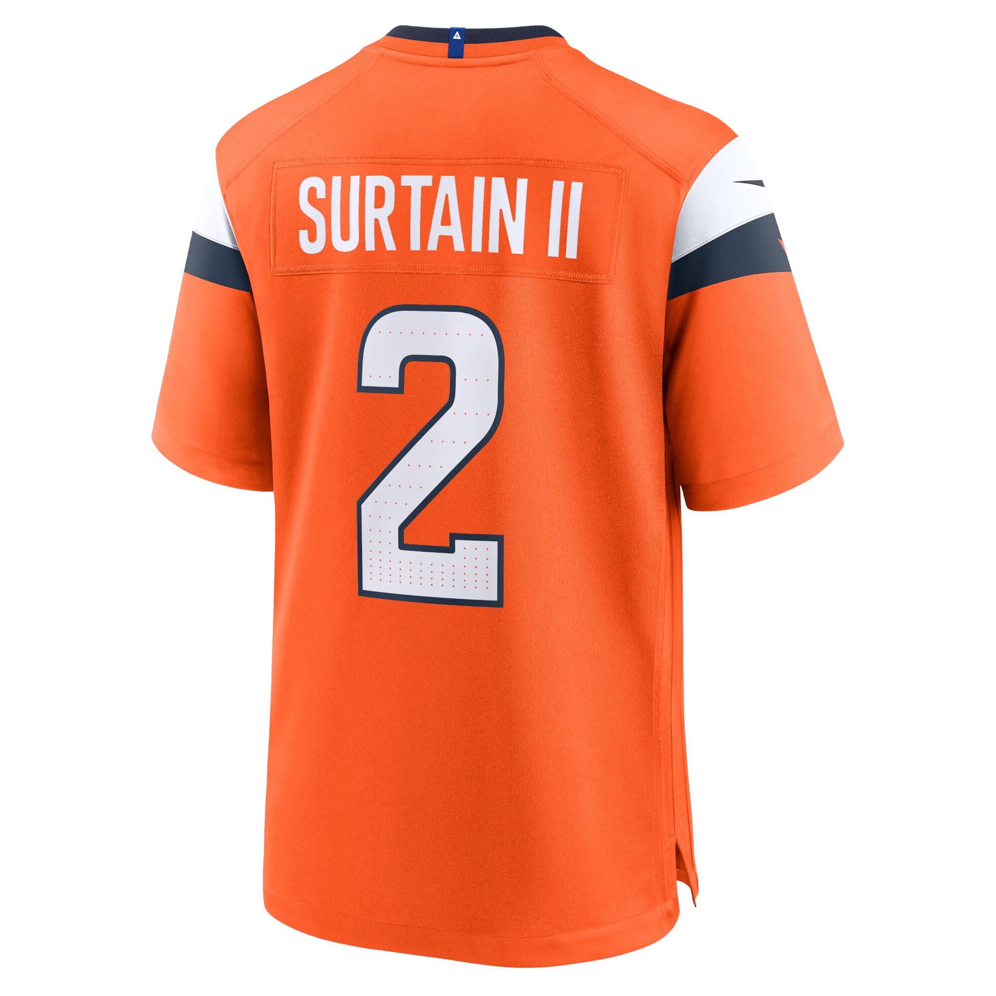 Patrick Surtain II Denver Broncos  Game Jersey - Orange
