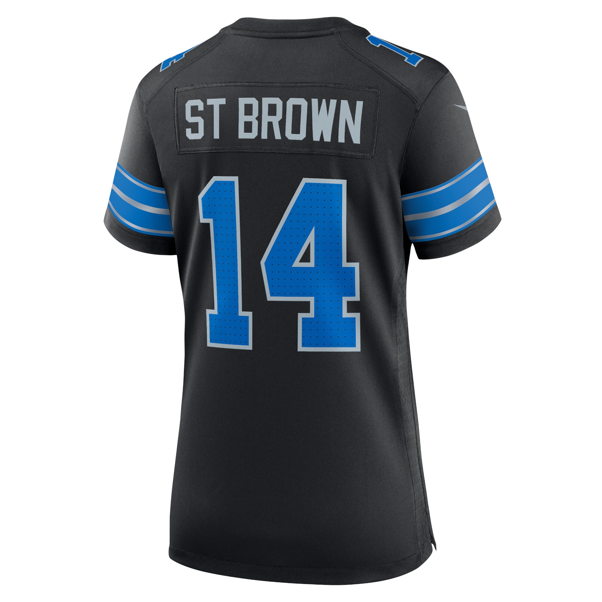 Amon-Ra St. Brown Detroit Lions  Women's 2nd Alternate Game Jersey - Black