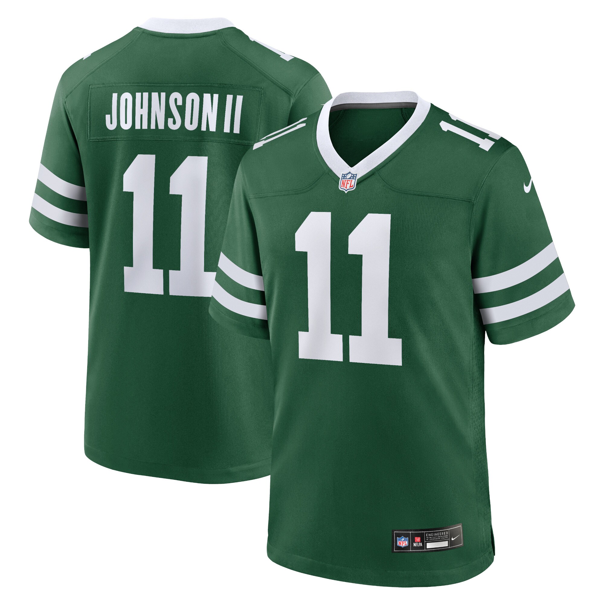 Jermaine Johnson II New York Jets  Game Jersey - Legacy Green