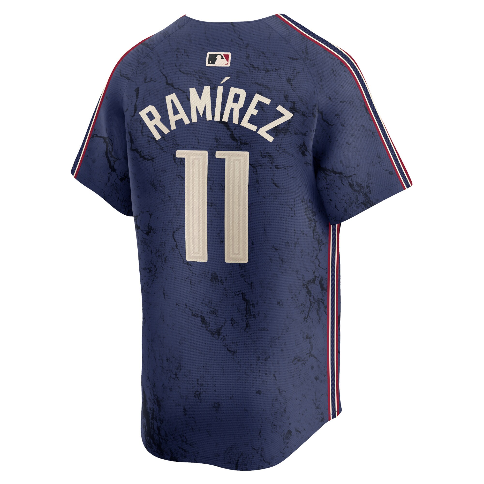 Jos\u00c3\u00a9 Ram\u00c3\u00adrez Cleveland Guardians  2024 City Connect Limited Jersey - Navy